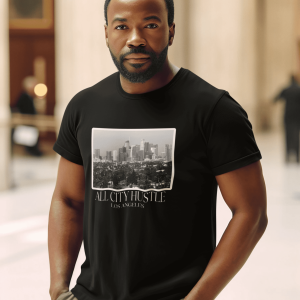 ACHLA8 Los Angeles Unisex Heavy Cotton Tee, Vintage LA Shirt, California T-Shirt, Beachwear, Summer Casual Tee Shirt