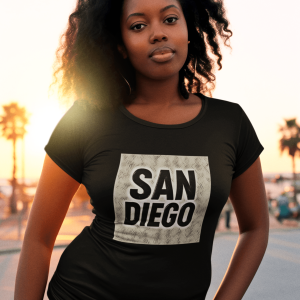 ACHSANDIEGO1 San Diego Unisex Heavy Cotton Tee, Vintage SD Shirt, California T-Shirt, Beachwear, Summer Casual Tee Shirt