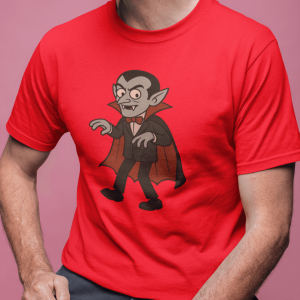 MONSTER6 Unisex Heavy Cotton Tee | Cool Casual Wear, Perfect for Horror Fans, Gift for Kids, Unique Graphic T-Shirt, Fun Dark Theme