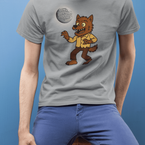 MONSTER8 Unisex Heavy Cotton Tee | Cool Casual Wear, Perfect for Horror Fans, Gift for Kids, Unique Graphic T-Shirt, Fun Dark Theme