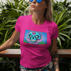 MONSTER9 Unisex Heavy Cotton Tee | Cool Casual Wear, Perfect for Horror Fans, Gift for Kids, Unique Graphic T-Shirt, Fun Dark Theme