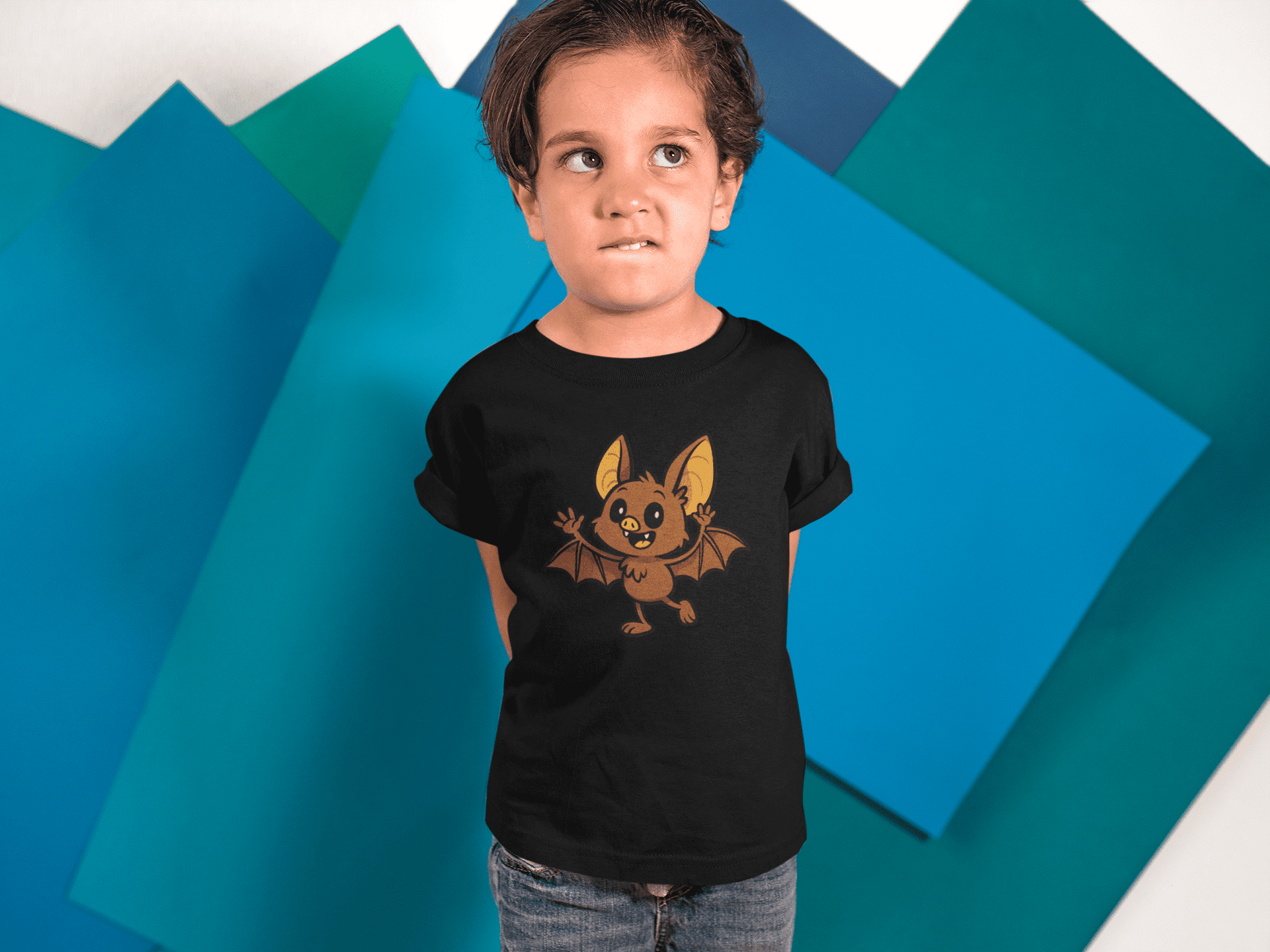 ASHBURG TODDLER108 Cute Toddler Short Sleeve Tee with KIDS Design, Kids T-Shirt, Play Shirt, Cartoon Tee,Gift for All Occasions, Funtime Apparel