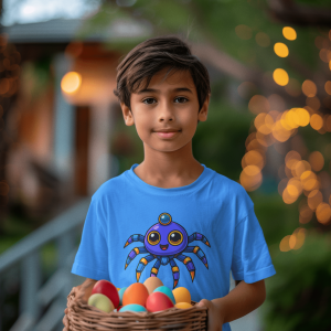 ASHBURG TODDLER117 Cute Toddler Short Sleeve Tee with KIDS Design, Kids T-Shirt, Play Shirt, Cartoon Tee,Gift for All Occasions, Funtime Apparel