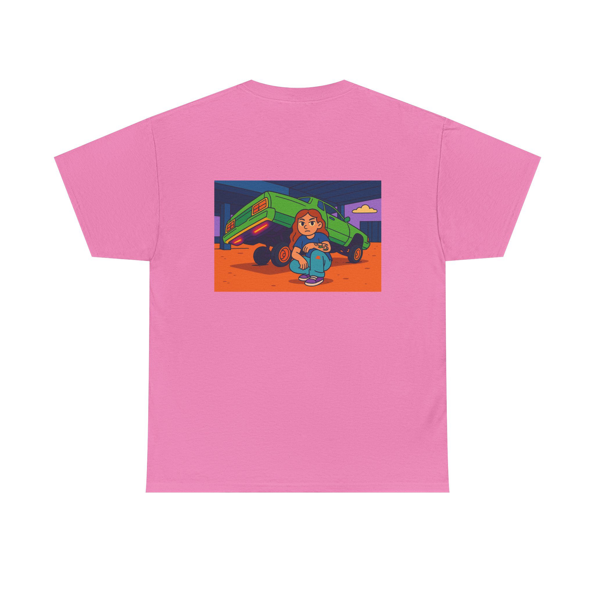 ACHLOWRIDER18 - 2 Sided Graphic Tee | Unisex Heavy Cotton Tee for Lowrider Lovers, Gifts, Retro Old School Vibes, Summer Wear, Casual Car Show Fashion - Image 17