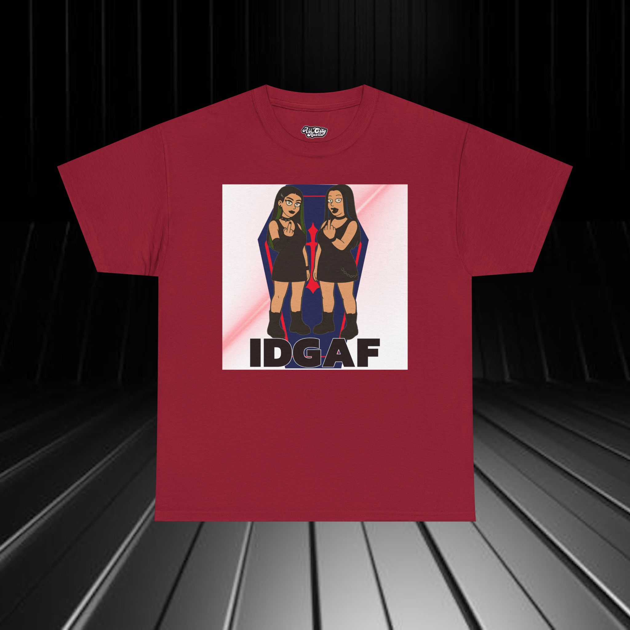 DARK13 Evil Cute Graphic Tee, Unisex Cotton Tee, Trendy T-Shirt, Casual Wear, Gift for Her, Dark Apparel - Image 2