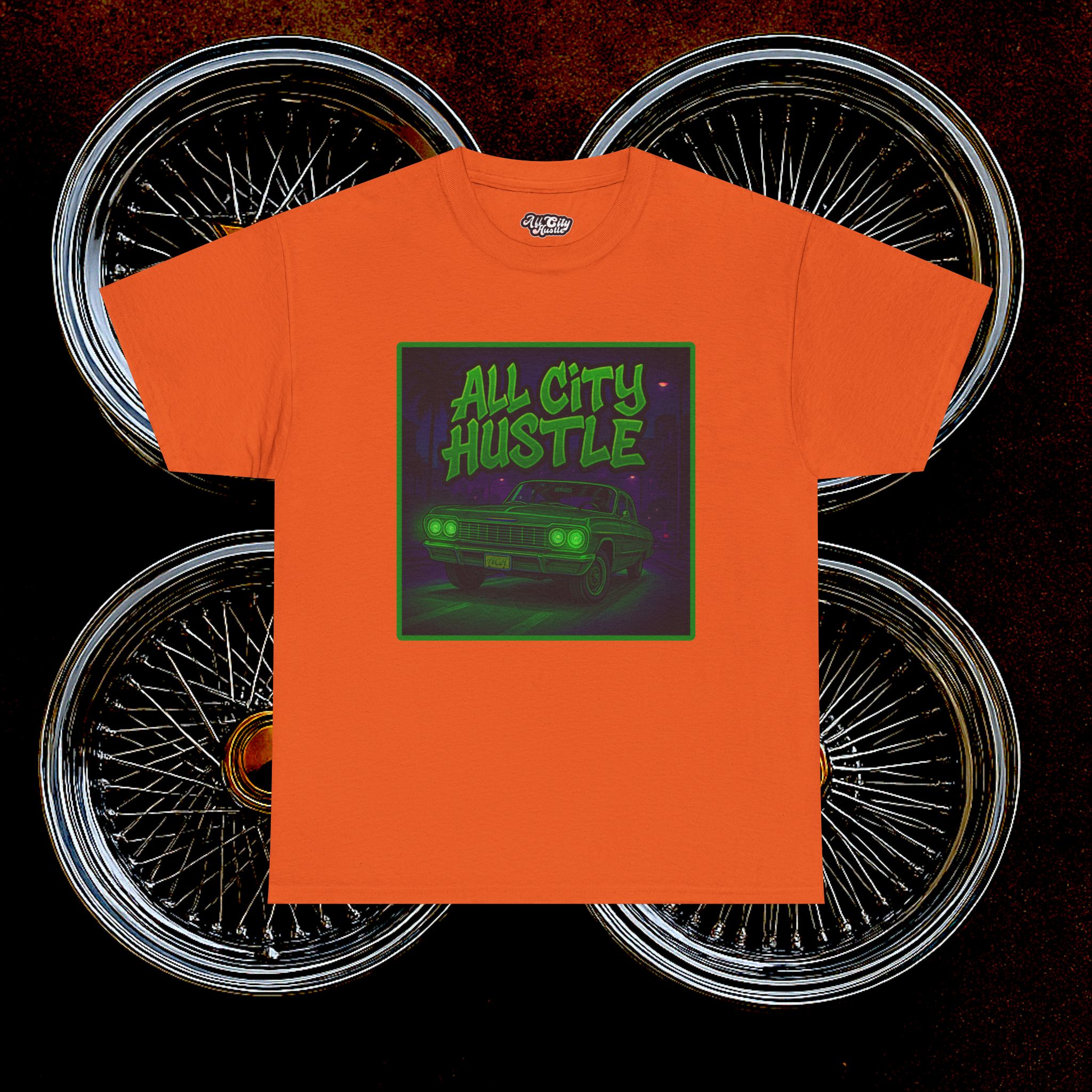 ACHLOWRIDER34 - 2 Sided Graphic Tee | Unisex Heavy Cotton Tee for Lowrider Lovers, Gifts, Retro Old School Vibes, Summer Wear, Casual Car Show Fashion - Image 13