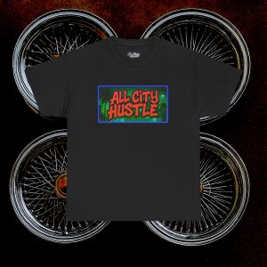 ACHLOWRIDER35 -  2 Sided Graphic Tee | Unisex Heavy Cotton Tee for Lowrider Lovers, Gifts, Retro Old School Vibes, Summer Wear, Casual Car Show Fashion