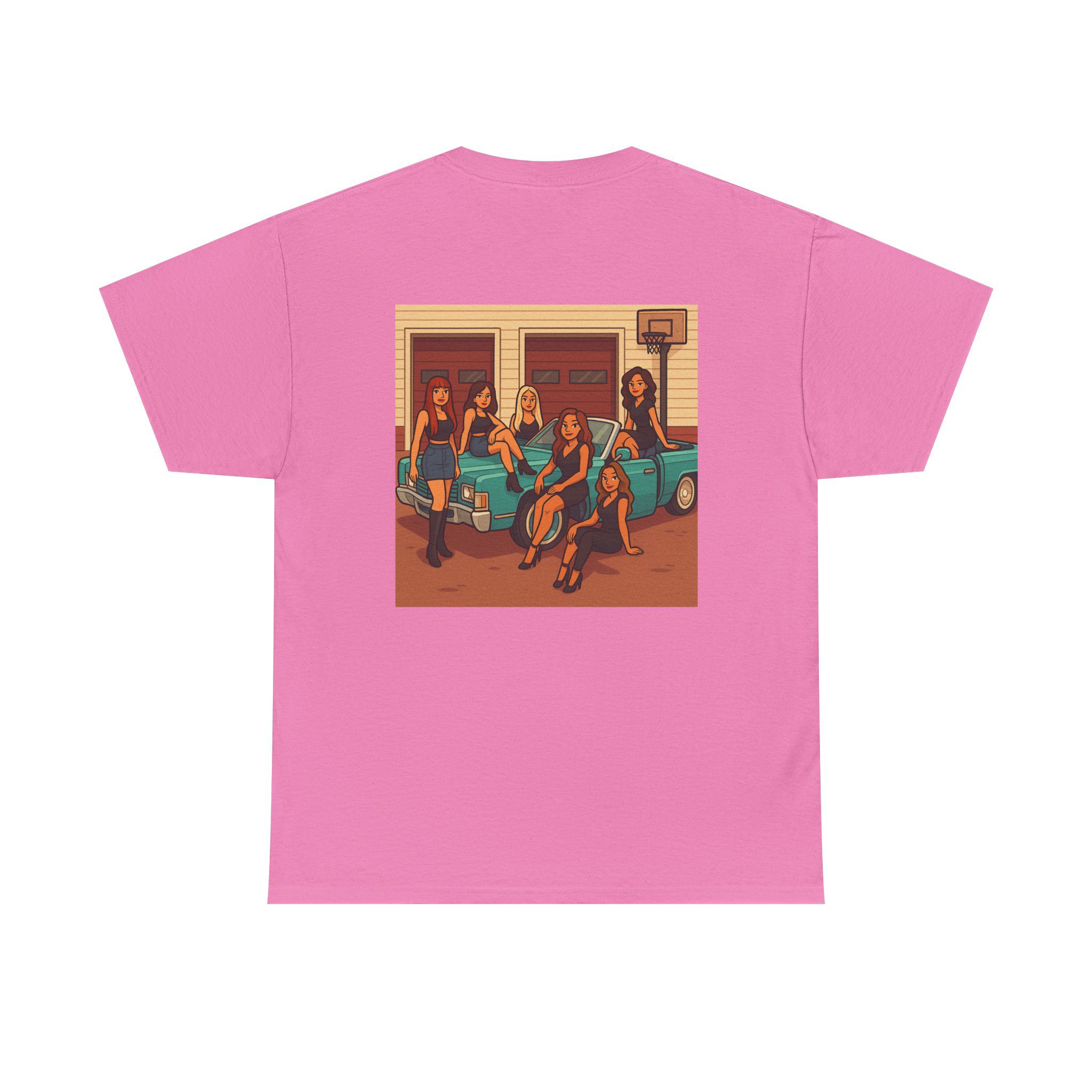 ACHLOWRIDER11 - 2 Sided Graphic Tee | Unisex Heavy Cotton Tee for Lowrider Lovers, Gifts, Retro Old School Vibes, Summer Wear, Casual Car Show Fashion - Image 8