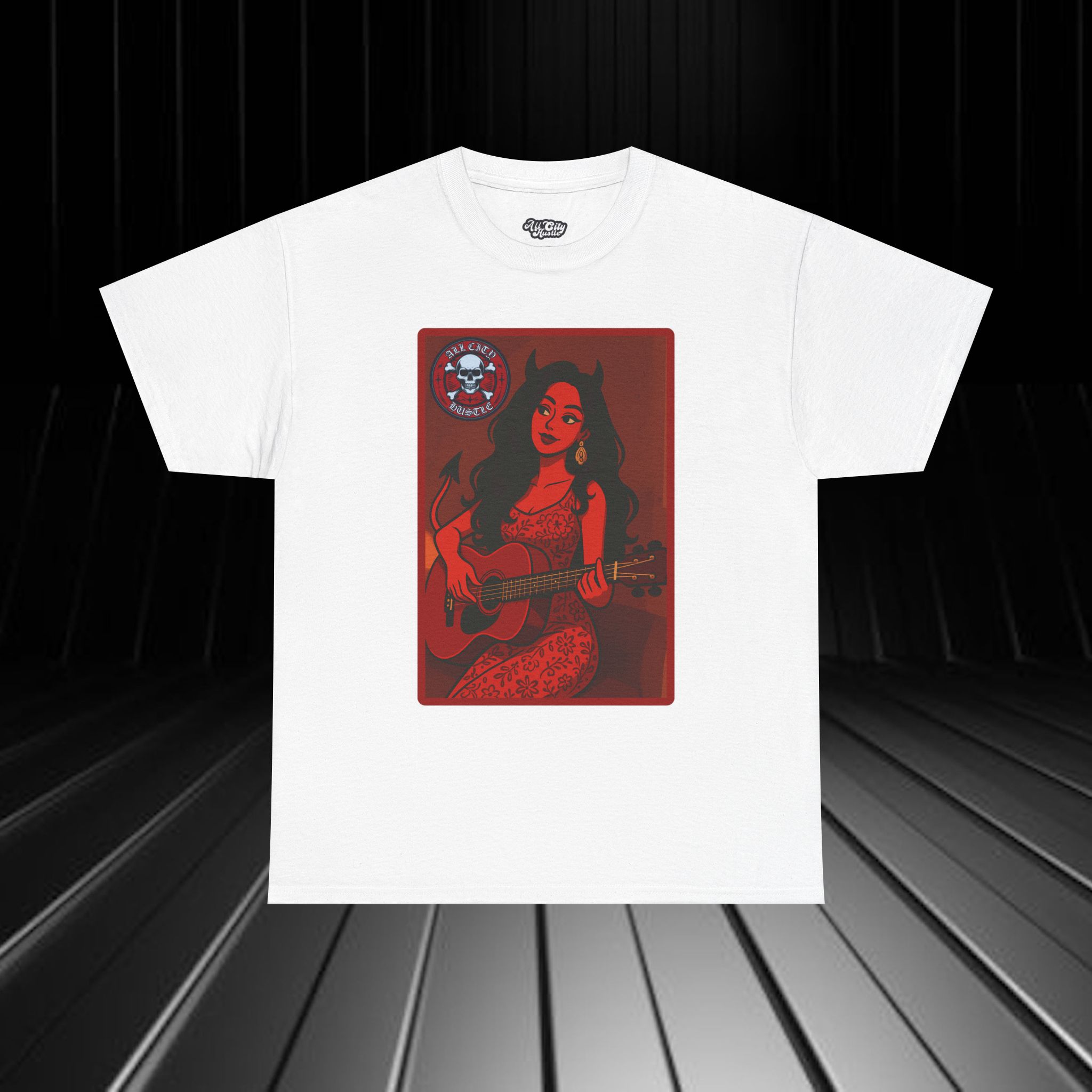 DARK18 Evil Cute Graphic Tee, Unisex Cotton Tee, Trendy T-Shirt, Casual Wear, Gift for Anyone, Dark Apparel - Image 10