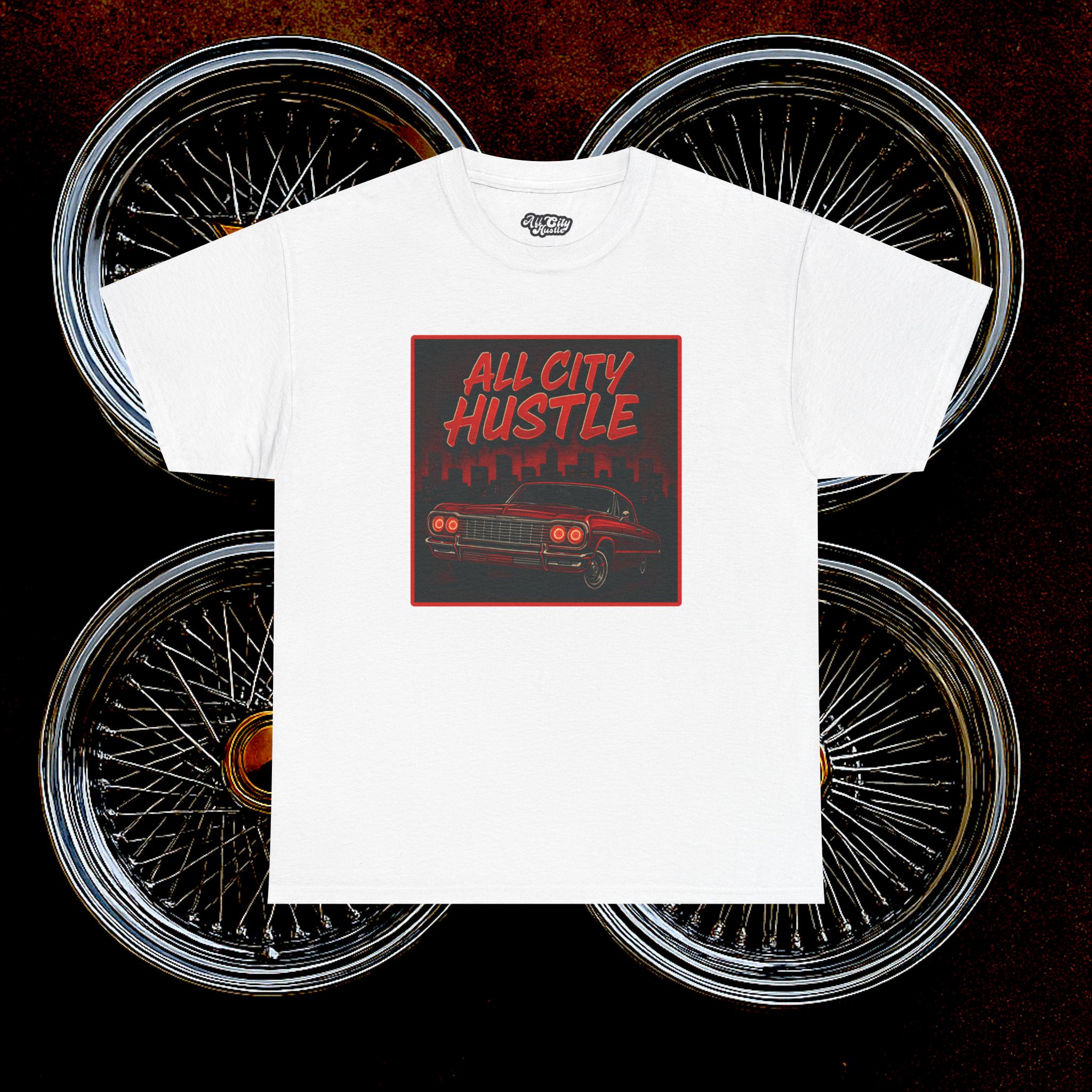 ACHLOWRIDER37 - 2 Sided Graphic Tee | Unisex Heavy Cotton Tee for Lowrider Lovers, Gifts, Retro Old School Vibes, Summer Wear, Casual Car Show Fashion - Image 16