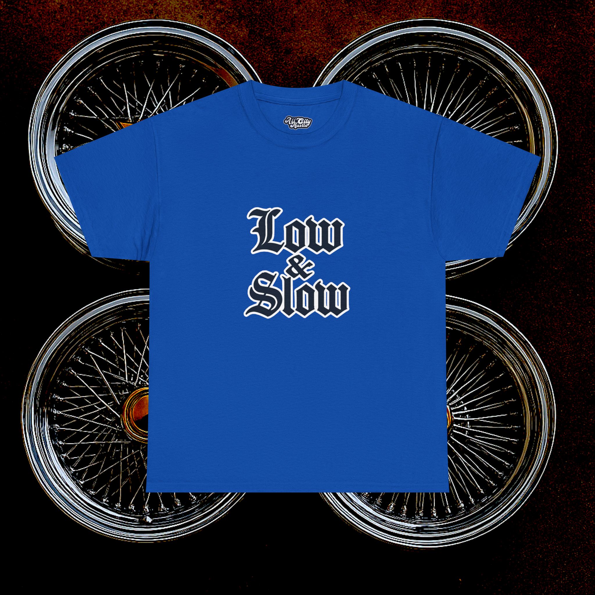 ACHLOWRIDER1 - 2 Sided Graphic Tee | Unisex Heavy Cotton Tee for Lowrider Lovers, Gifts, Retro Old School Vibes, Summer Wear, Casual Car Show Fashion - Image 25