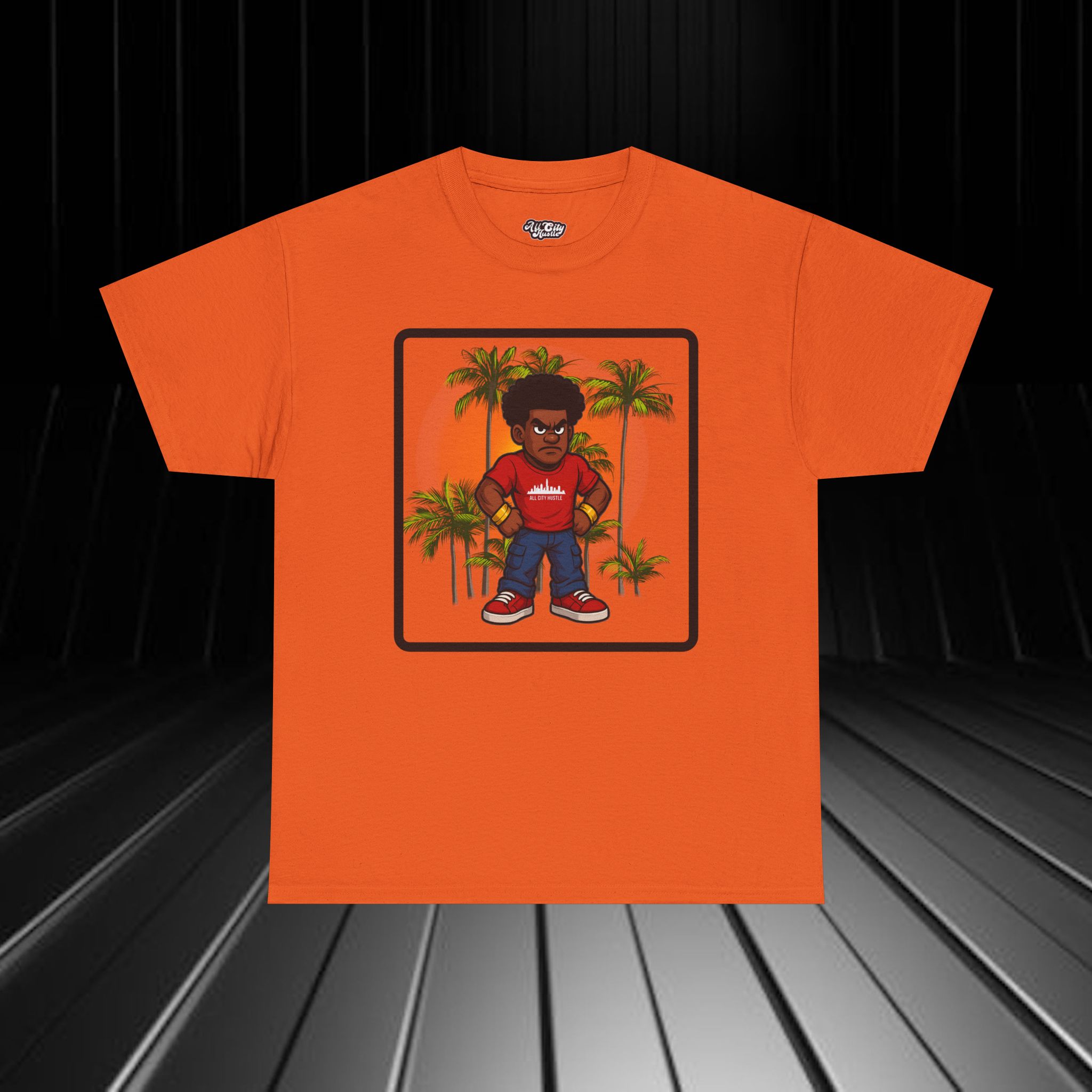 Copy of GANGSTER20 City Hood Inspired Unisex Heavy Cotton Tee, Graphic Tee for Comic Lovers, Casual Wear, Birthday Gift, Gift for Friends - Image 6