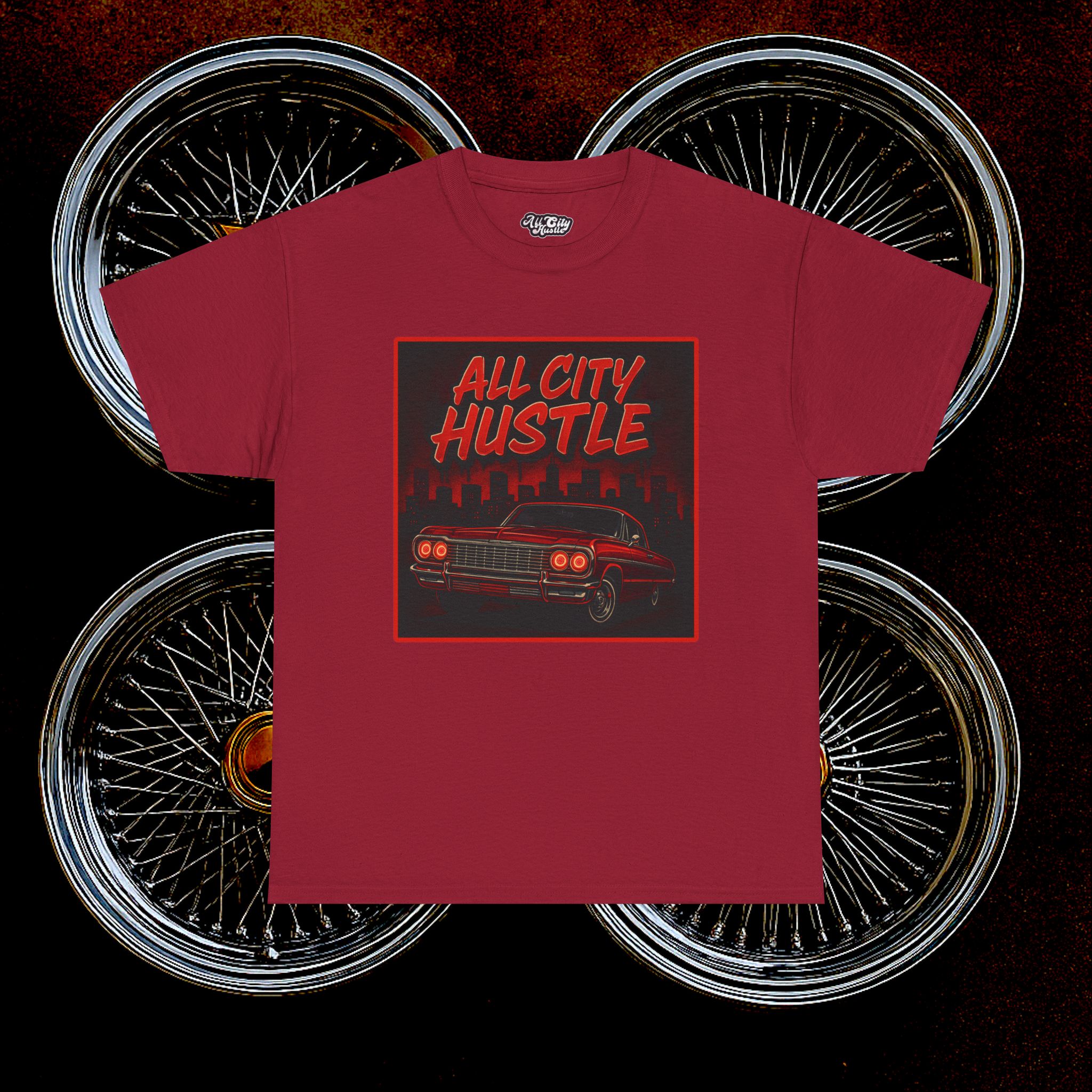 ACHLOWRIDER38 - 2 Sided Graphic Tee | Unisex Heavy Cotton Tee for Lowrider Lovers, Gifts, Retro Old School Vibes, Summer Wear, Casual Car Show Fashion - Image 22
