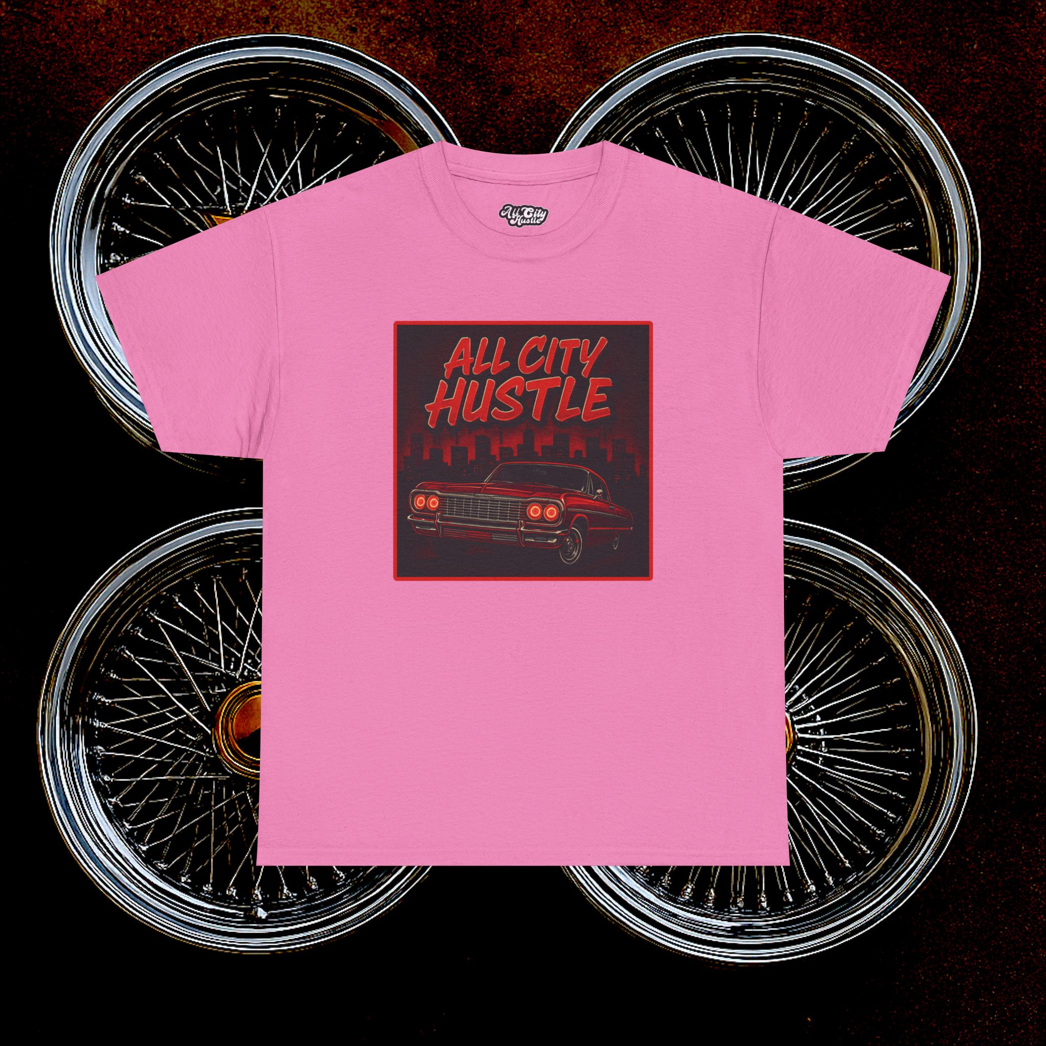 ACHLOWRIDER37 - 2 Sided Graphic Tee | Unisex Heavy Cotton Tee for Lowrider Lovers, Gifts, Retro Old School Vibes, Summer Wear, Casual Car Show Fashion - Image 19
