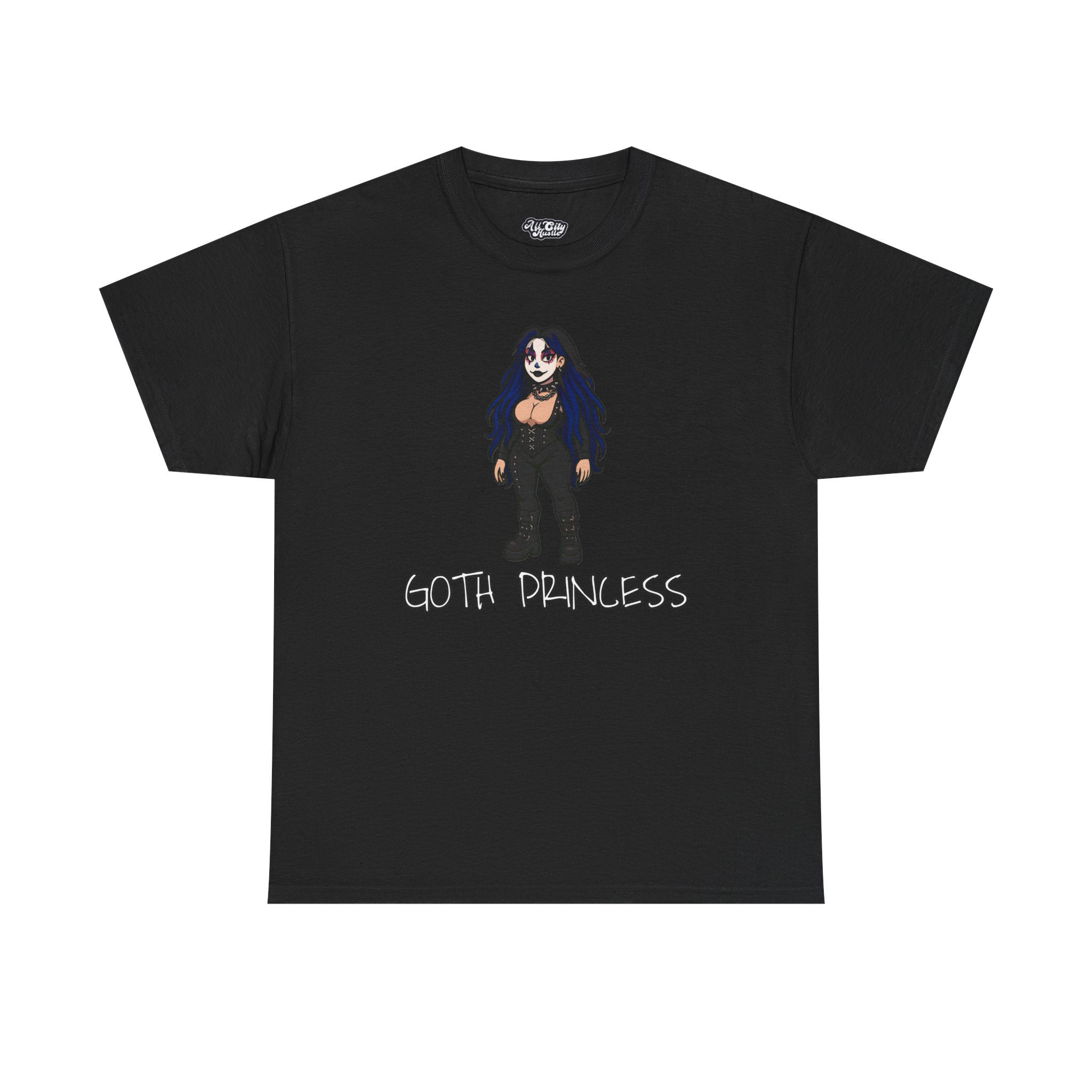 DARK2 Goth Princess Graphic Tee, Unisex Cotton Tee, Trendy T-Shirt, Casual Wear, Gift for Her, Halloween Apparel - Image 14