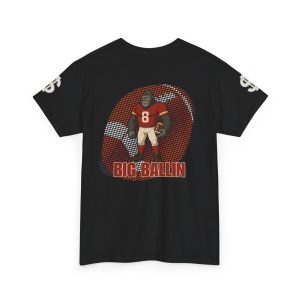 SH2 SPORTS HUSTLE 2 Sided Unisex Cotton Tee - Perfect for Sports Players, Sports Fans, Physical Fitness, Sports Events, Streetwear Fashion, Gifts, Everyday Comfort & More