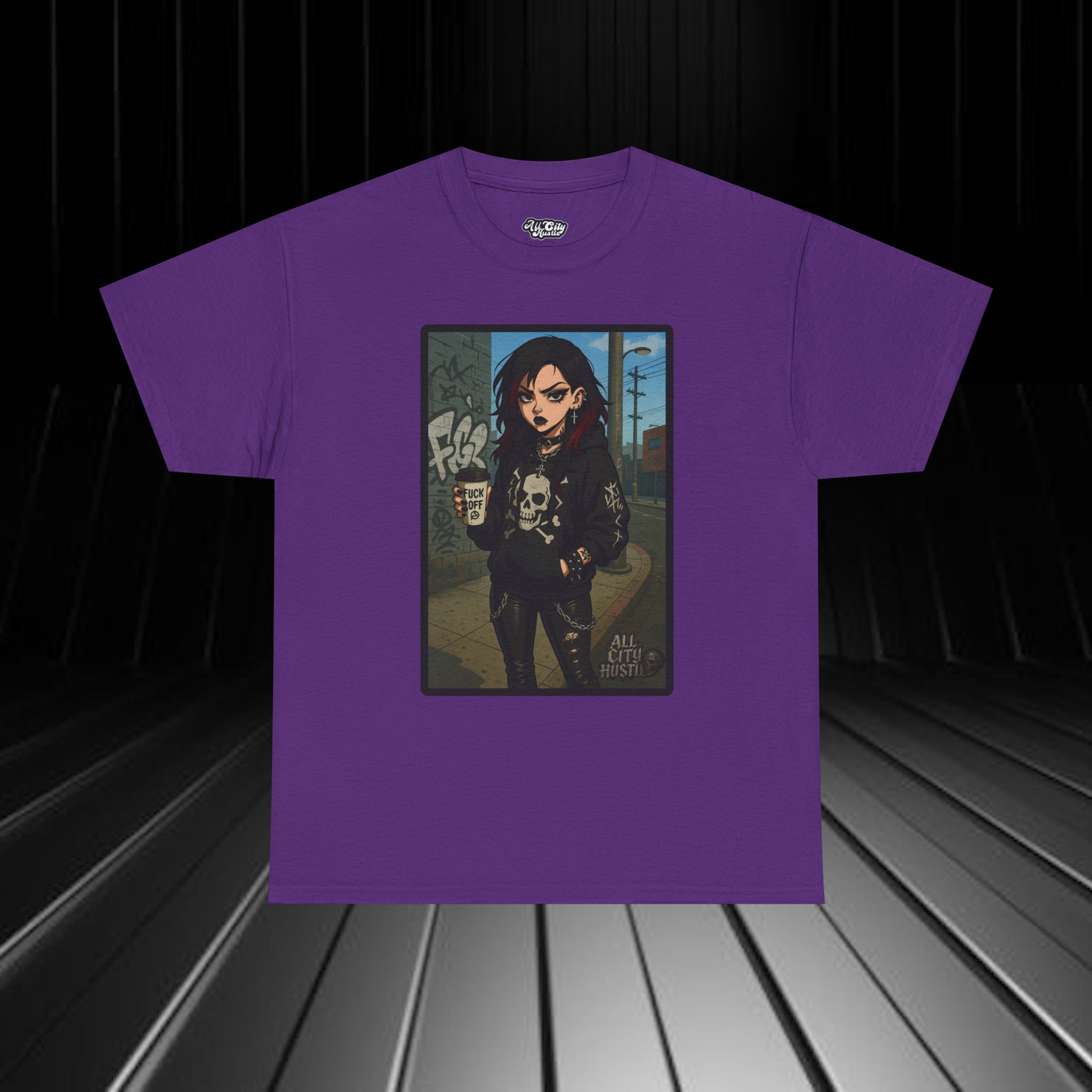 DARK14 Evil Cute Graphic Tee, Unisex Cotton Tee, Trendy T-Shirt, Casual Wear, Gift for Her, Dark Apparel - Image 3