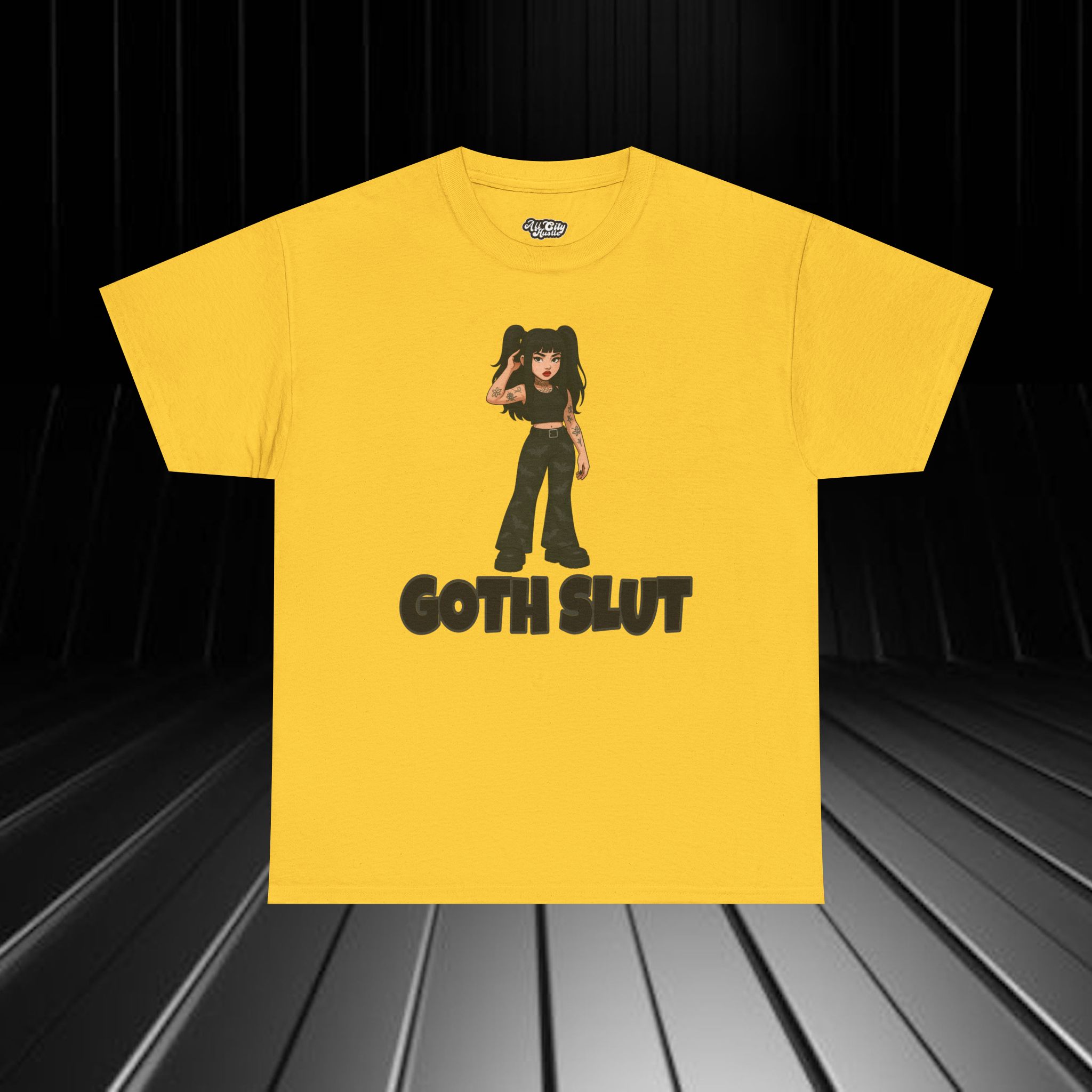 DARK11 Evil Cute Graphic Tee, Unisex Cotton Tee, Trendy T-Shirt, Casual Wear, Gift for Her, Dark Apparel - Image 13