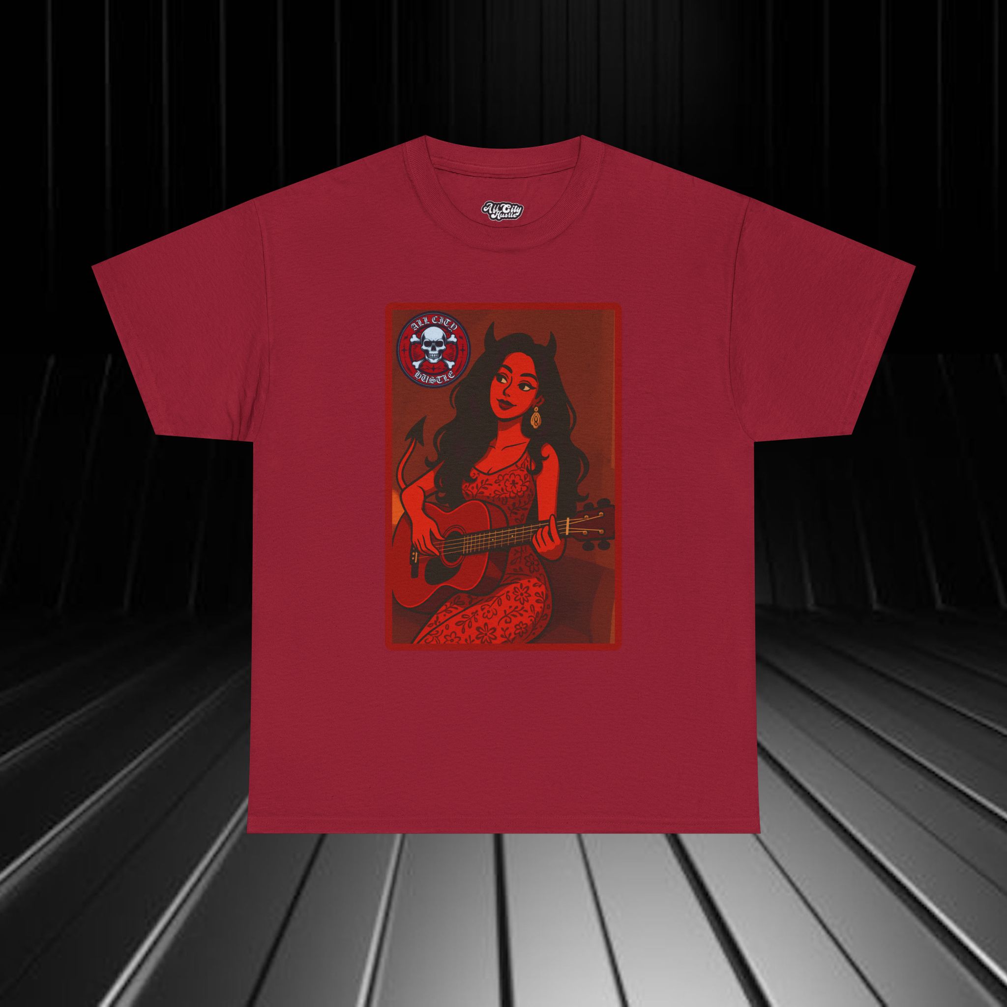 DARK18 Evil Cute Graphic Tee, Unisex Cotton Tee, Trendy T-Shirt, Casual Wear, Gift for Anyone, Dark Apparel - Image 2