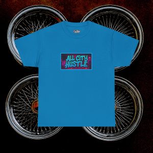 ACHLOWRIDER4 - 2 Sided Graphic Tee | Unisex Heavy Cotton Tee for Lowrider Lovers, Gifts, Retro Old School Vibes, Summer Wear, Casual Car Show Fashion