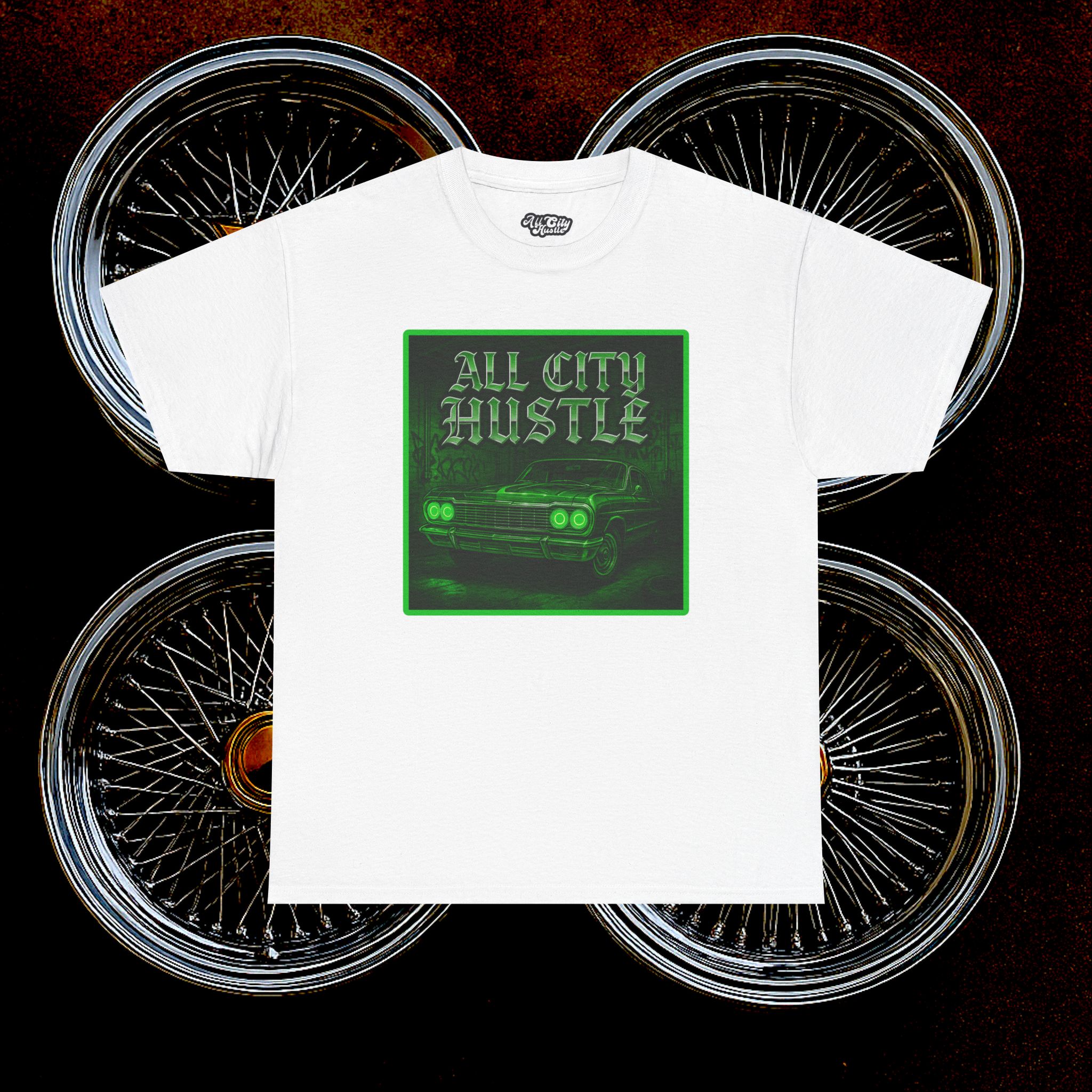 ACHLOWRIDER17 - 2 Sided Graphic Tee | Unisex Heavy Cotton Tee for Lowrider Lovers, Gifts, Retro Old School Vibes, Summer Wear, Casual Car Show Fashion - Image 7