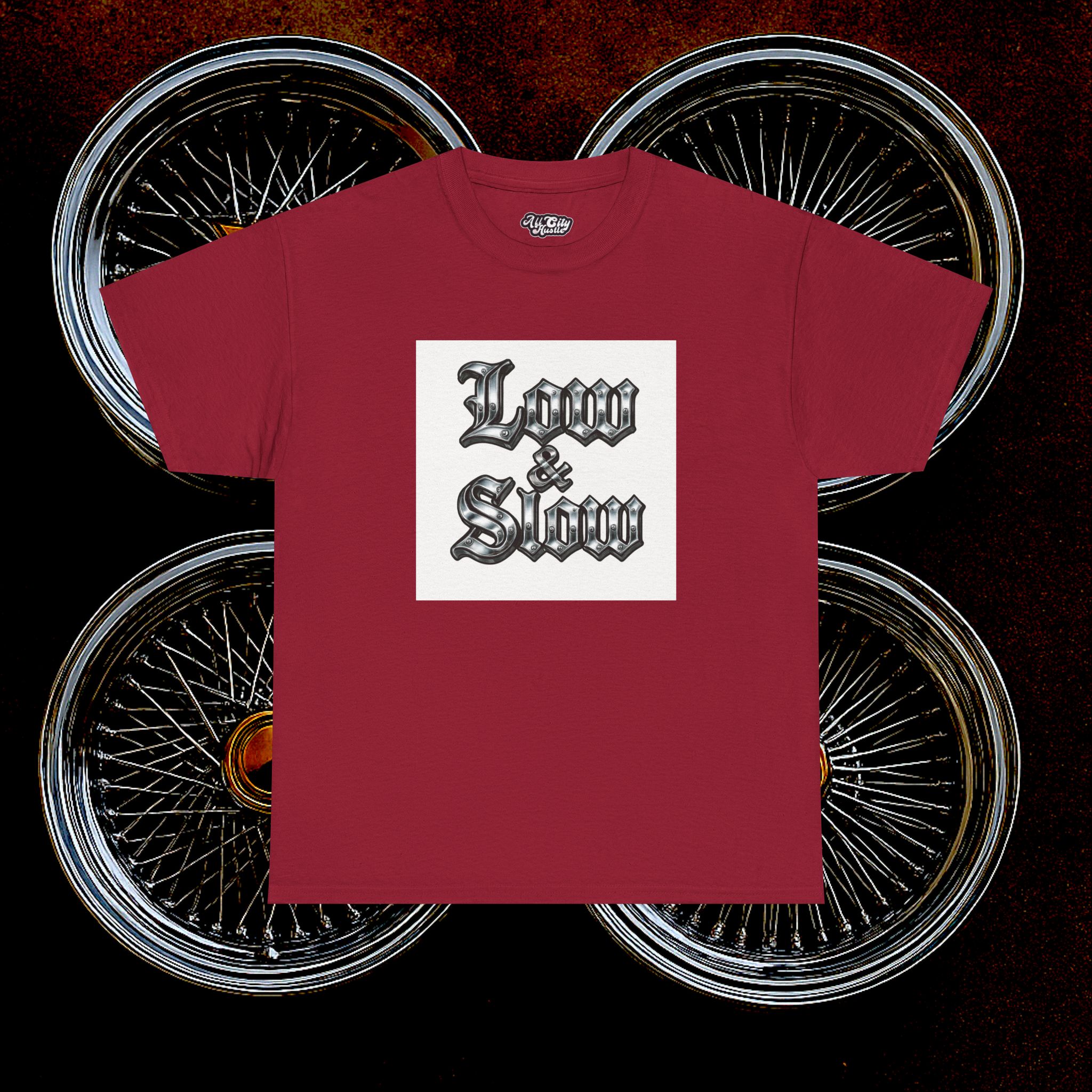 ACHLOWRIDER14 - 2 Sided Graphic Tee | Unisex Heavy Cotton Tee for Lowrider Lovers, Gifts, Retro Old School Vibes, Summer Wear, Casual Car Show Fashion - Image 25