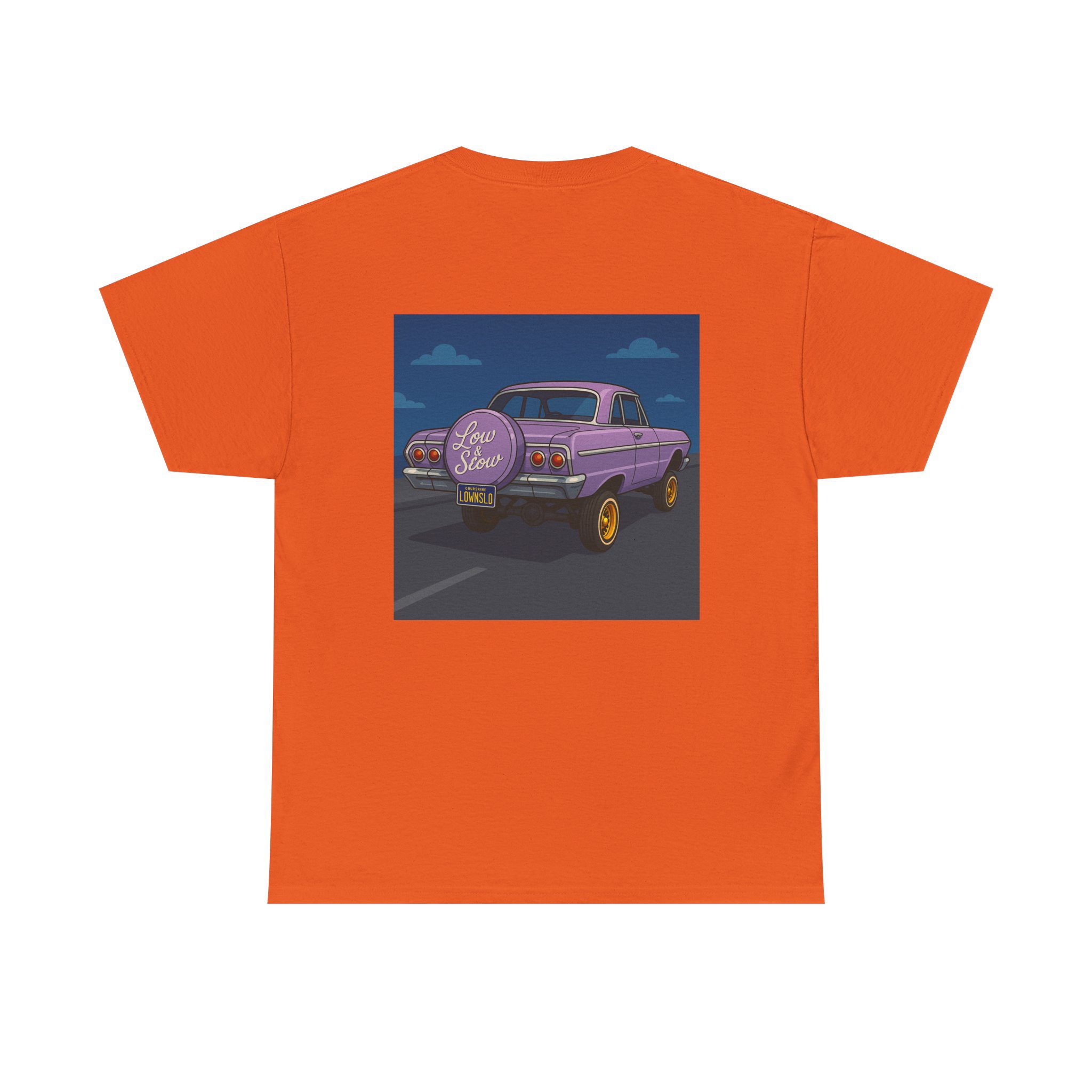 ACHLOWRIDER1 - 2 Sided Graphic Tee | Unisex Heavy Cotton Tee for Lowrider Lovers, Gifts, Retro Old School Vibes, Summer Wear, Casual Car Show Fashion - Image 14