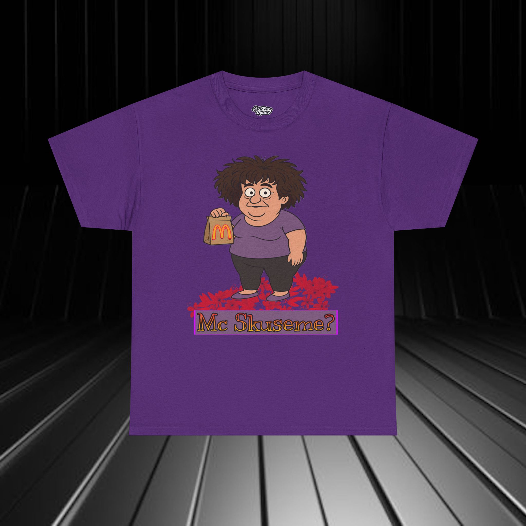 FUNNY2 Inspired by Humor Unisex Heavy Cotton Tee, Graphic Tee for Comic Lovers, Casual Wear, Birthday Gift, Gift for Friends - Image 3