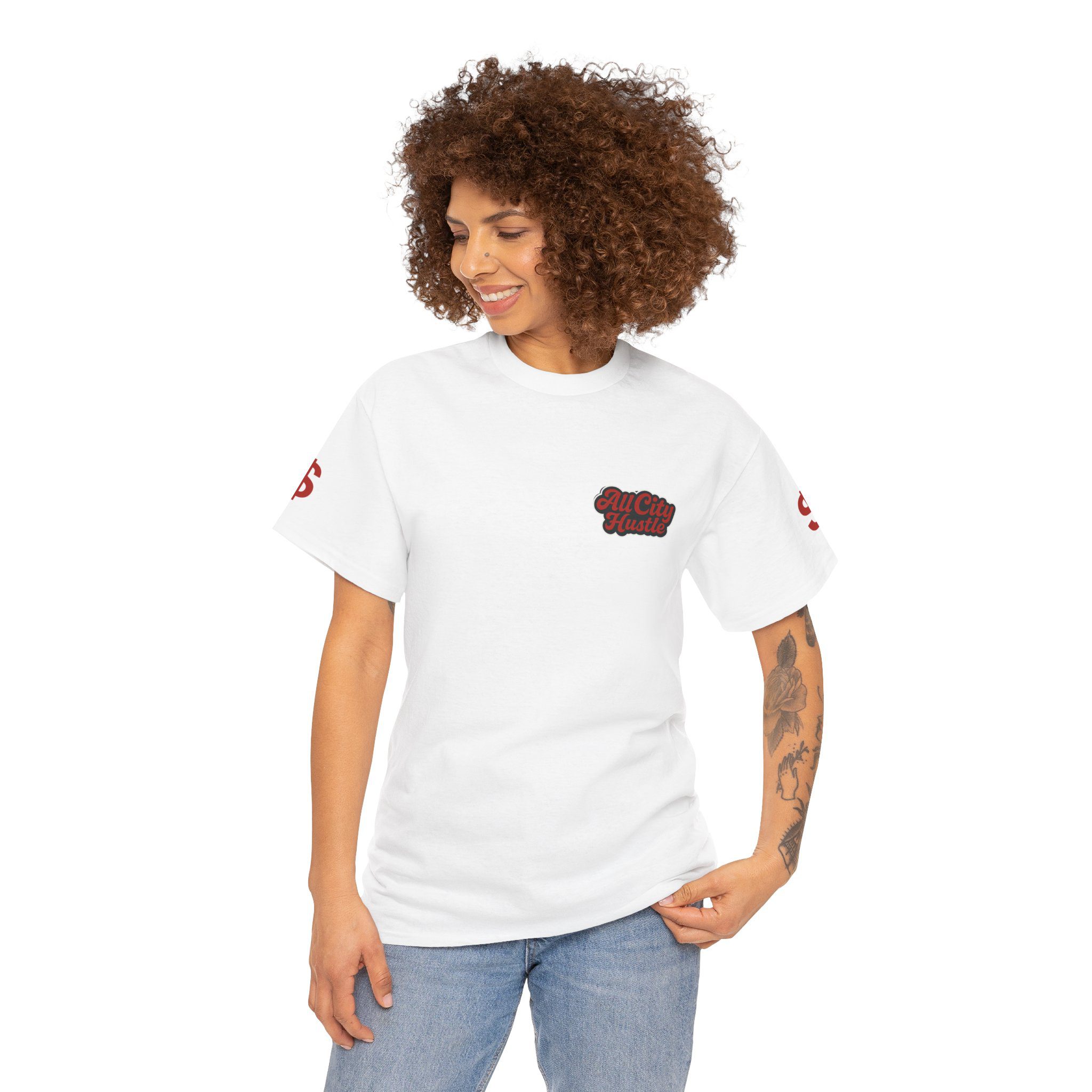 SH4 SPORTS HUSTLE 2 Sided Unisex Cotton Tee - Perfect for Sports Players, Sports Fans, Physical Fitness, Sports Events, Streetwear Fashion, Gifts, Everyday Comfort & More - Image 7
