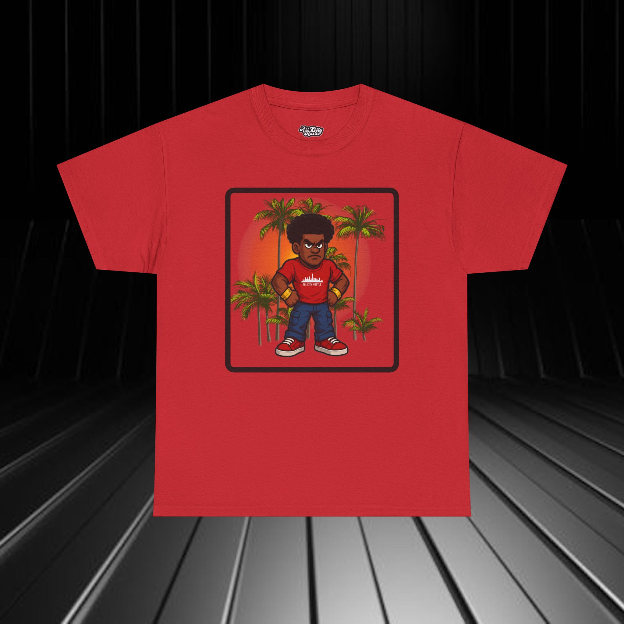 Copy of GANGSTER20 City Hood Inspired Unisex Heavy Cotton Tee, Graphic Tee for Comic Lovers, Casual Wear, Birthday Gift, Gift for Friends - Image 10