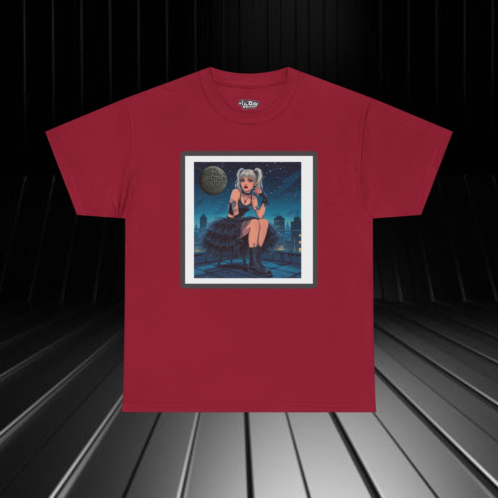 DARK16 Evil Cute Graphic Tee, Unisex Cotton Tee, Trendy T-Shirt, Casual Wear, Gift for Anyone, Dark Apparel - Image 2