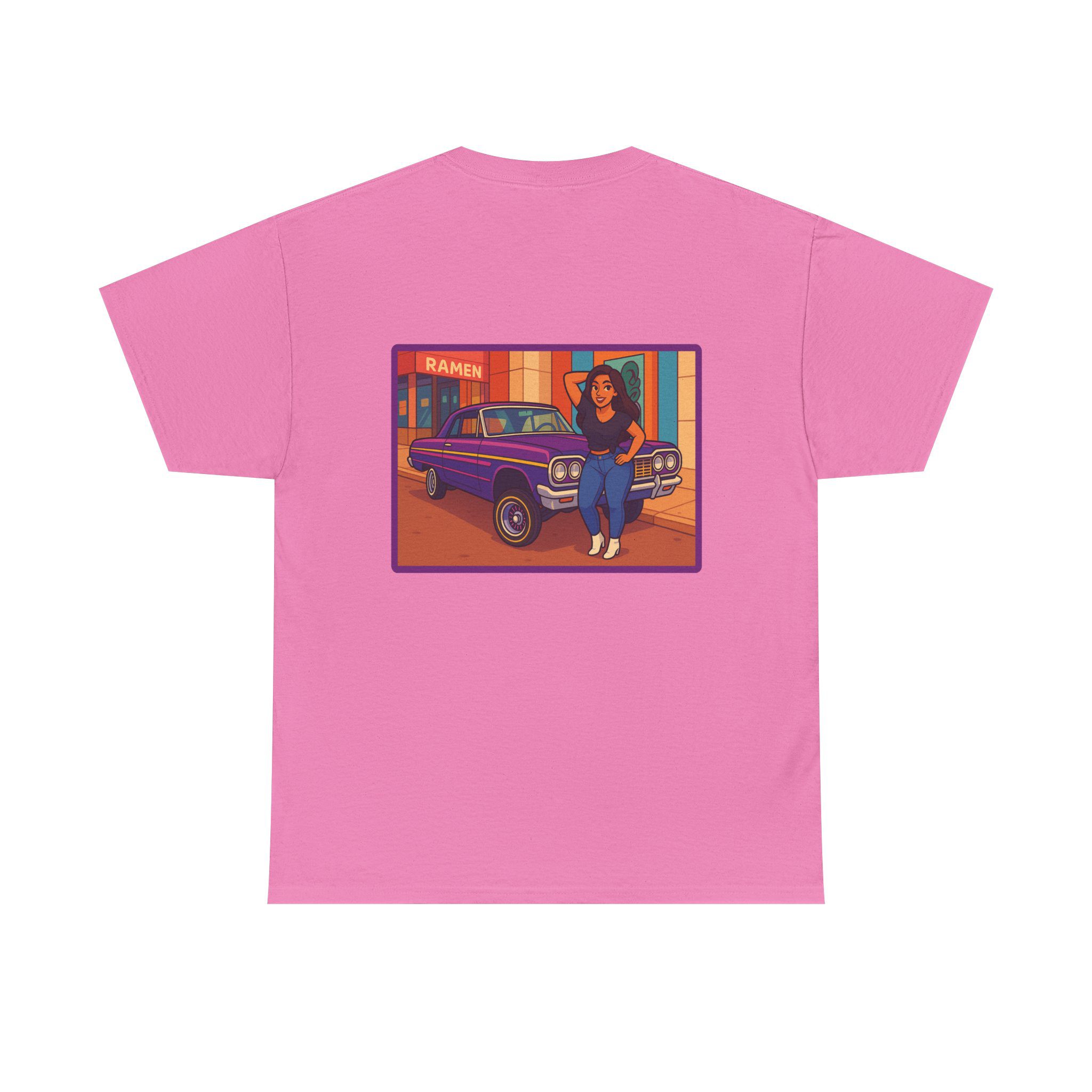 ACHLOWRIDER38 - 2 Sided Graphic Tee | Unisex Heavy Cotton Tee for Lowrider Lovers, Gifts, Retro Old School Vibes, Summer Wear, Casual Car Show Fashion - Image 20