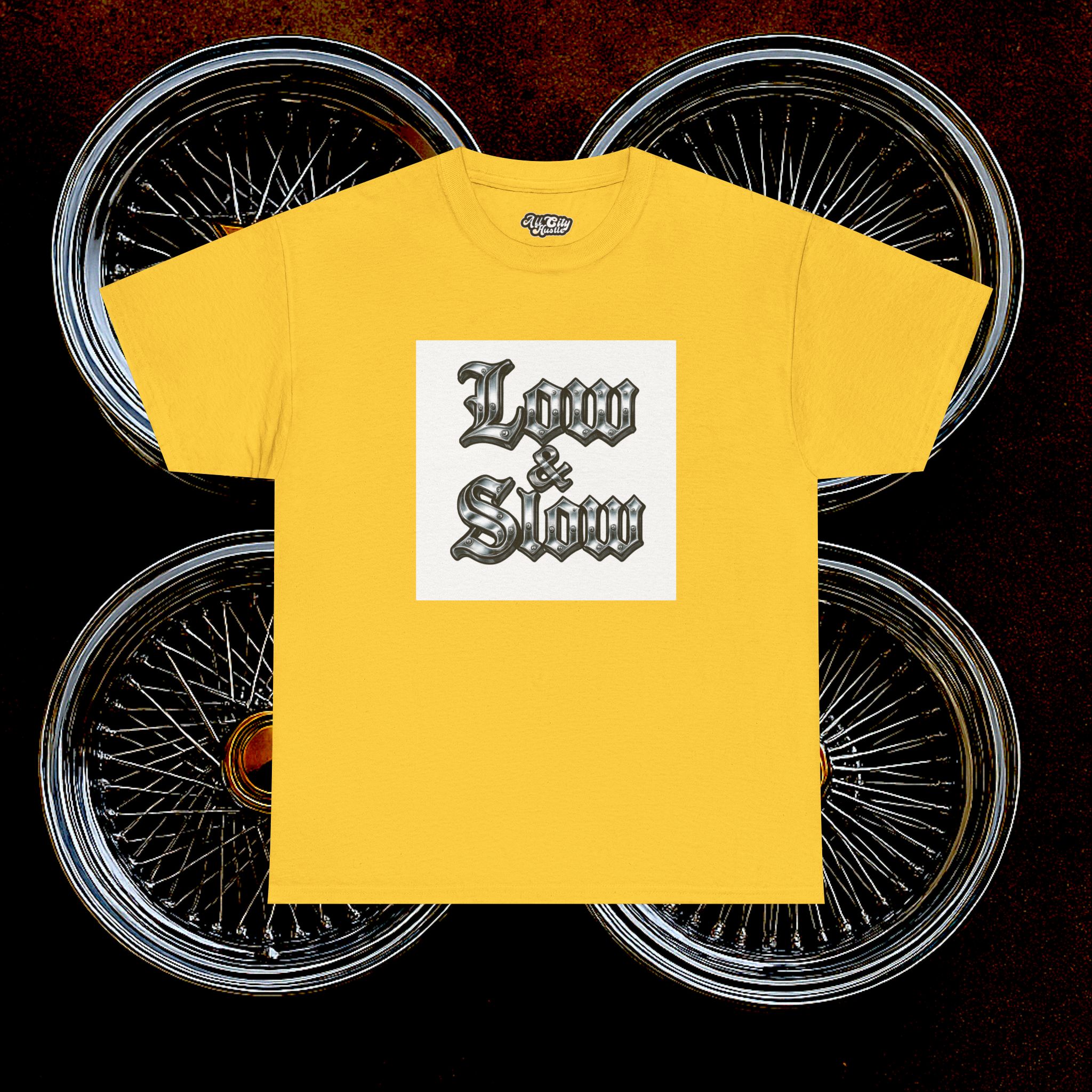 ACHLOWRIDER14 - 2 Sided Graphic Tee | Unisex Heavy Cotton Tee for Lowrider Lovers, Gifts, Retro Old School Vibes, Summer Wear, Casual Car Show Fashion - Image 19