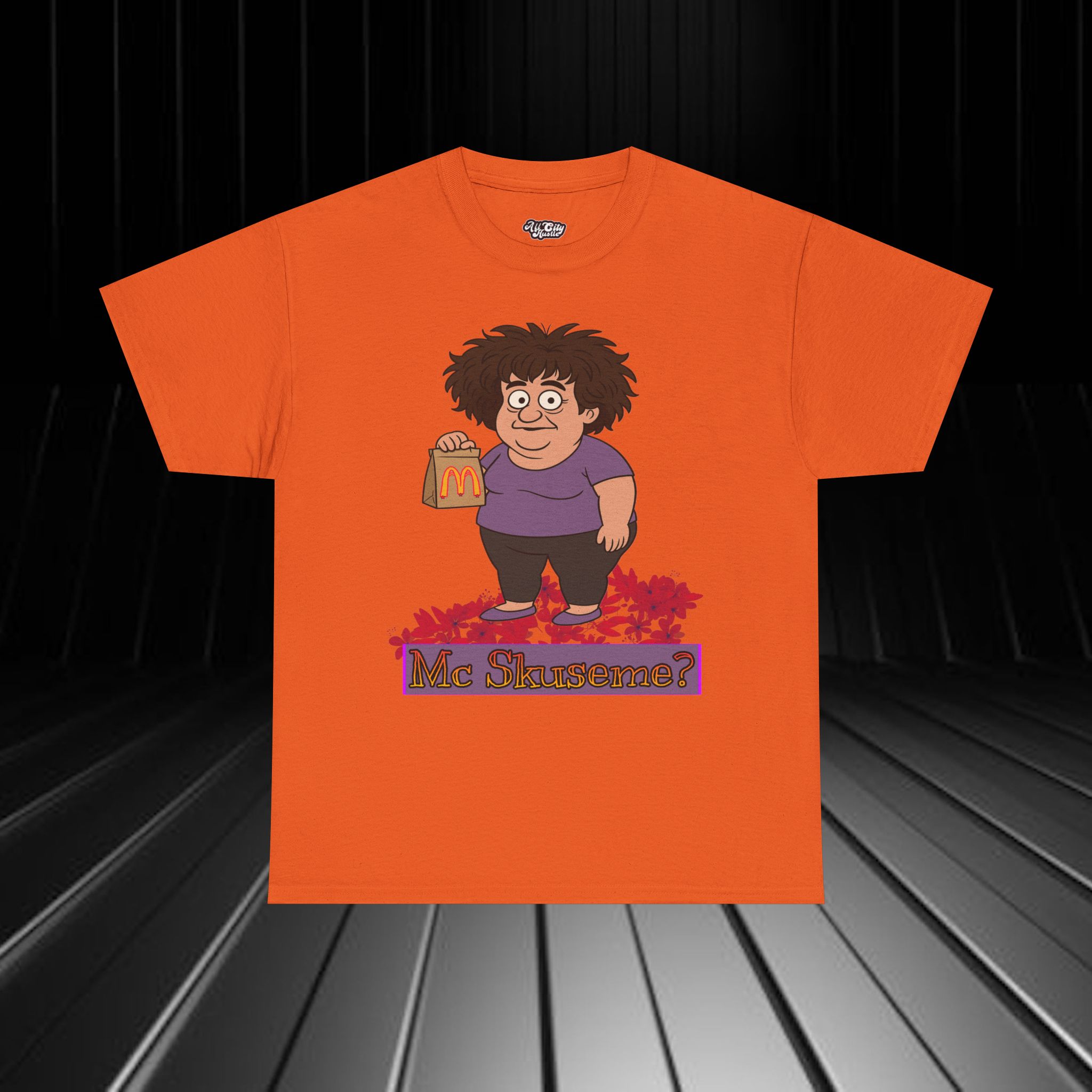 FUNNY2 Inspired by Humor Unisex Heavy Cotton Tee, Graphic Tee for Comic Lovers, Casual Wear, Birthday Gift, Gift for Friends - Image 6