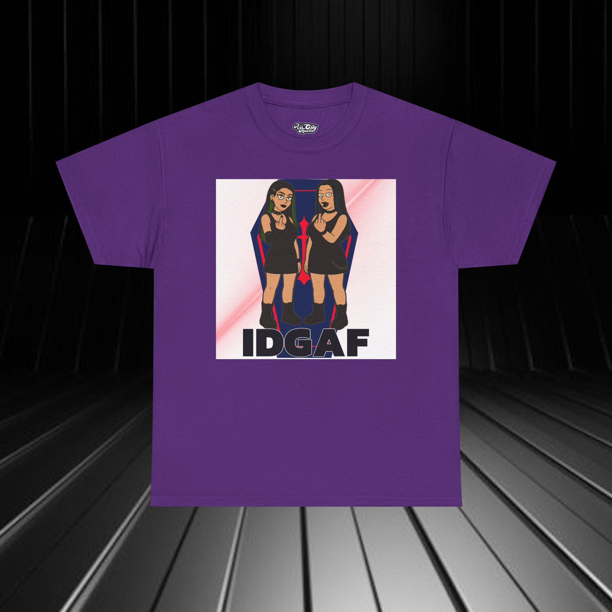 DARK13 Evil Cute Graphic Tee, Unisex Cotton Tee, Trendy T-Shirt, Casual Wear, Gift for Her, Dark Apparel - Image 3