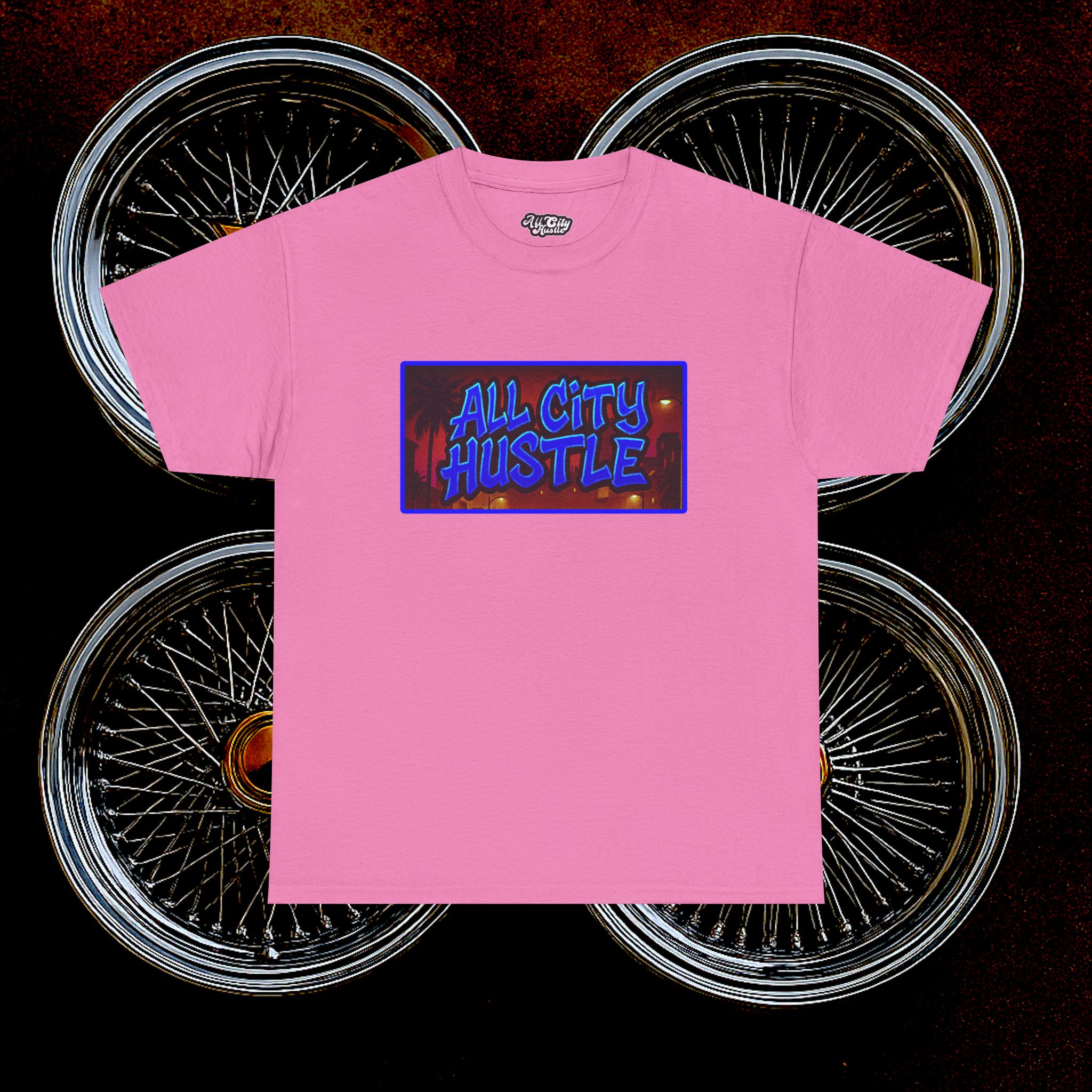 ACHLOWRIDER40 - 2 Sided Graphic Tee | Unisex Heavy Cotton Tee for Lowrider Lovers, Gifts, Retro Old School Vibes, Summer Wear, Casual Car Show Fashion - Image 19