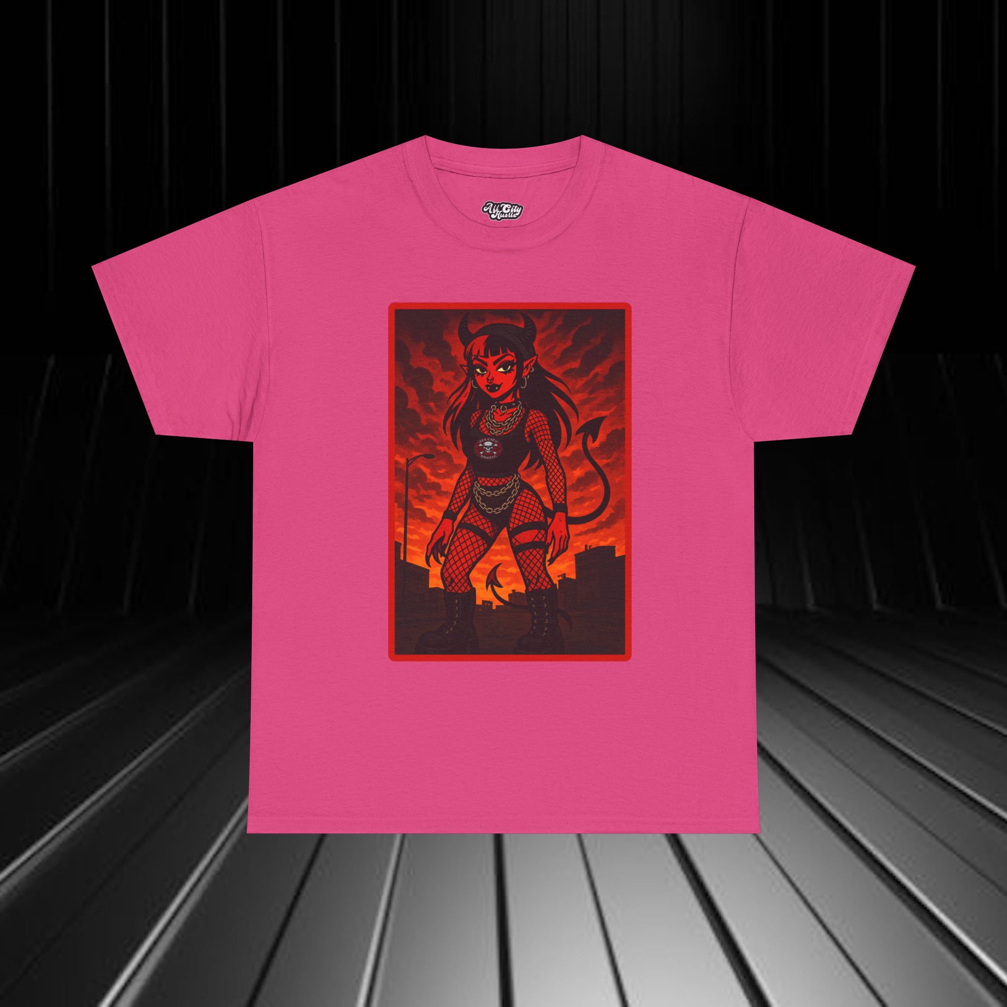 DARK17 Evil Cute Graphic Tee, Unisex Cotton Tee, Trendy T-Shirt, Casual Wear, Gift for Anyone, Dark Apparel - Image 8