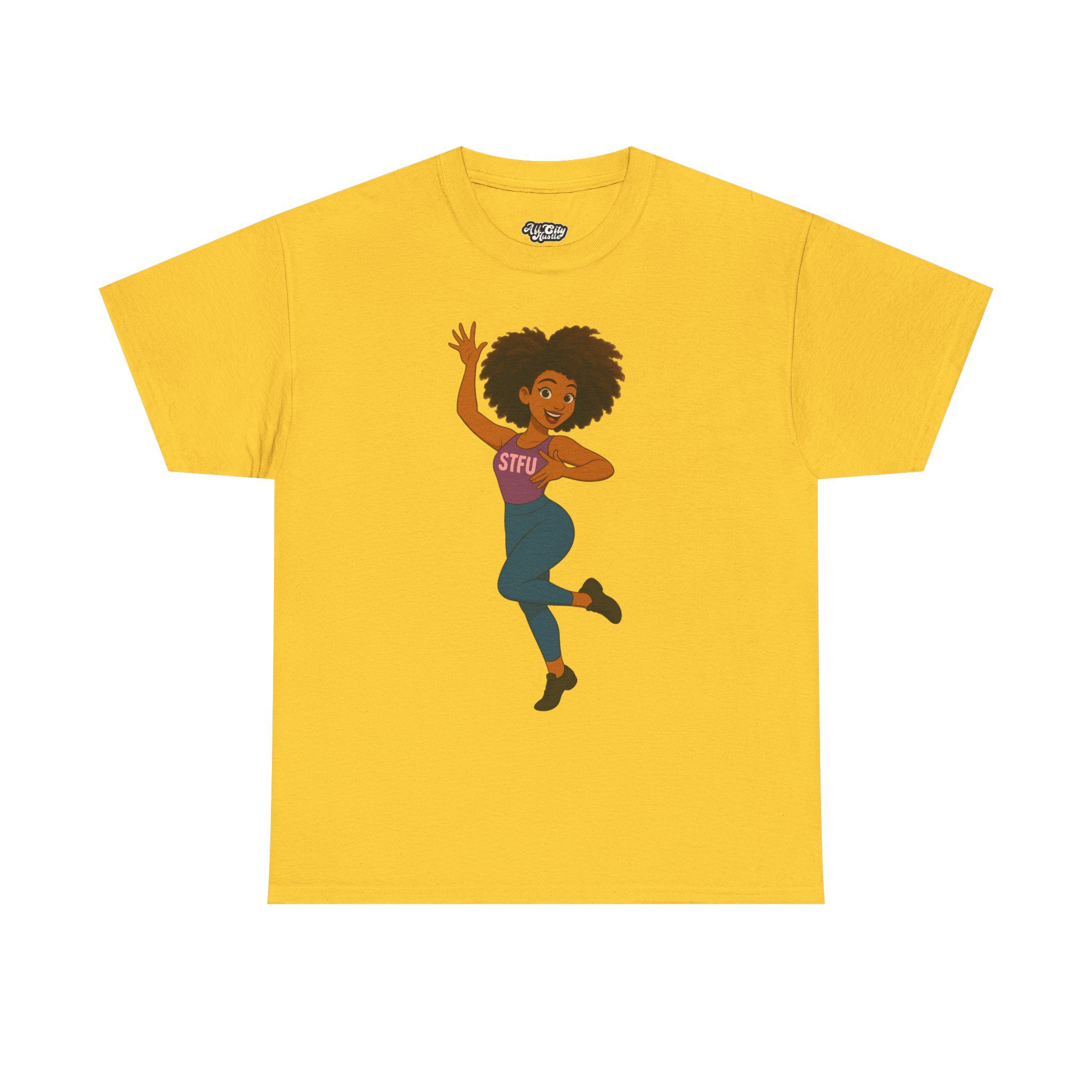 STFU3 Playful Dance Tee - Fun Graphic Cotton T-Shirt for Everyday Wear, Gift for Dancers, Weekend Wear, Casual Outing, Birthday Gift - Image 14