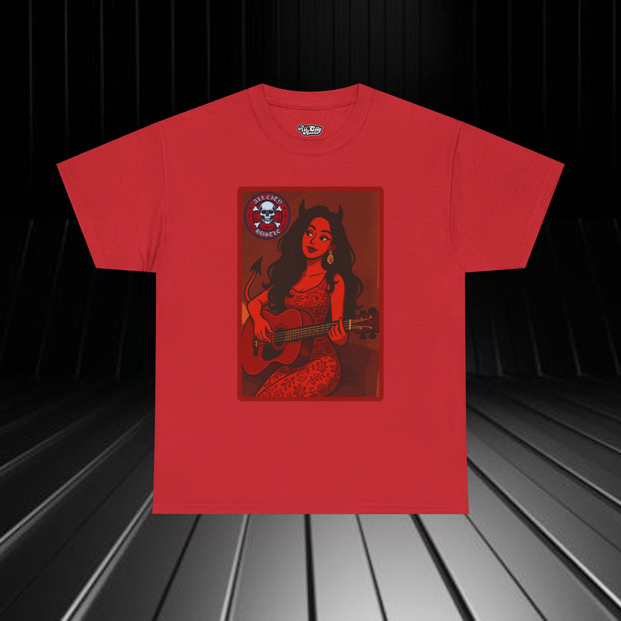 DARK18 Evil Cute Graphic Tee, Unisex Cotton Tee, Trendy T-Shirt, Casual Wear, Gift for Anyone, Dark Apparel - Image 9