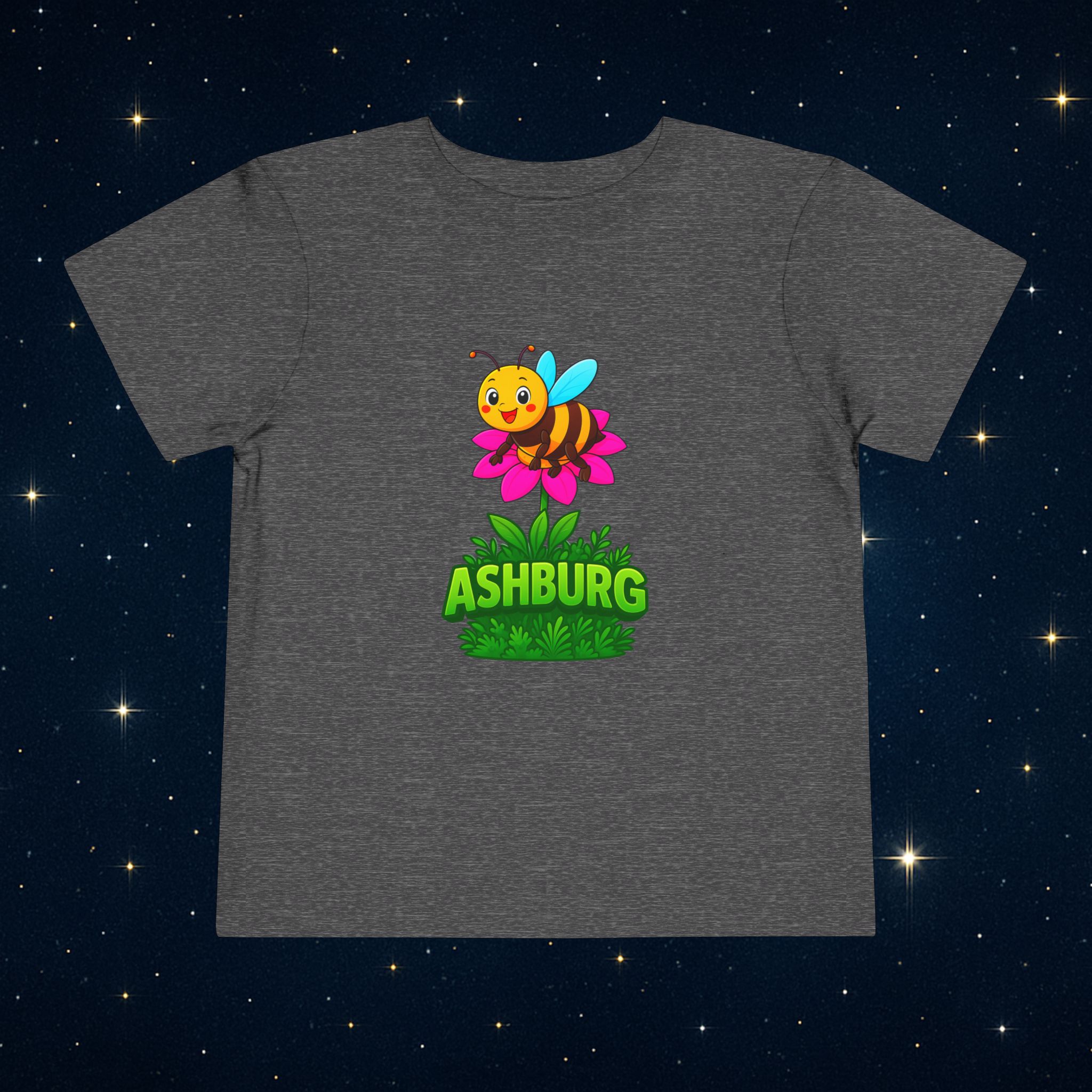 ASHBURG TODDLER137 Cute Toddler Short Sleeve Tee with KIDS Design, Kids T-Shirt, Play Shirt, Cartoon Tee,Gift for All Occasions, Funtime Apparel - Image 16