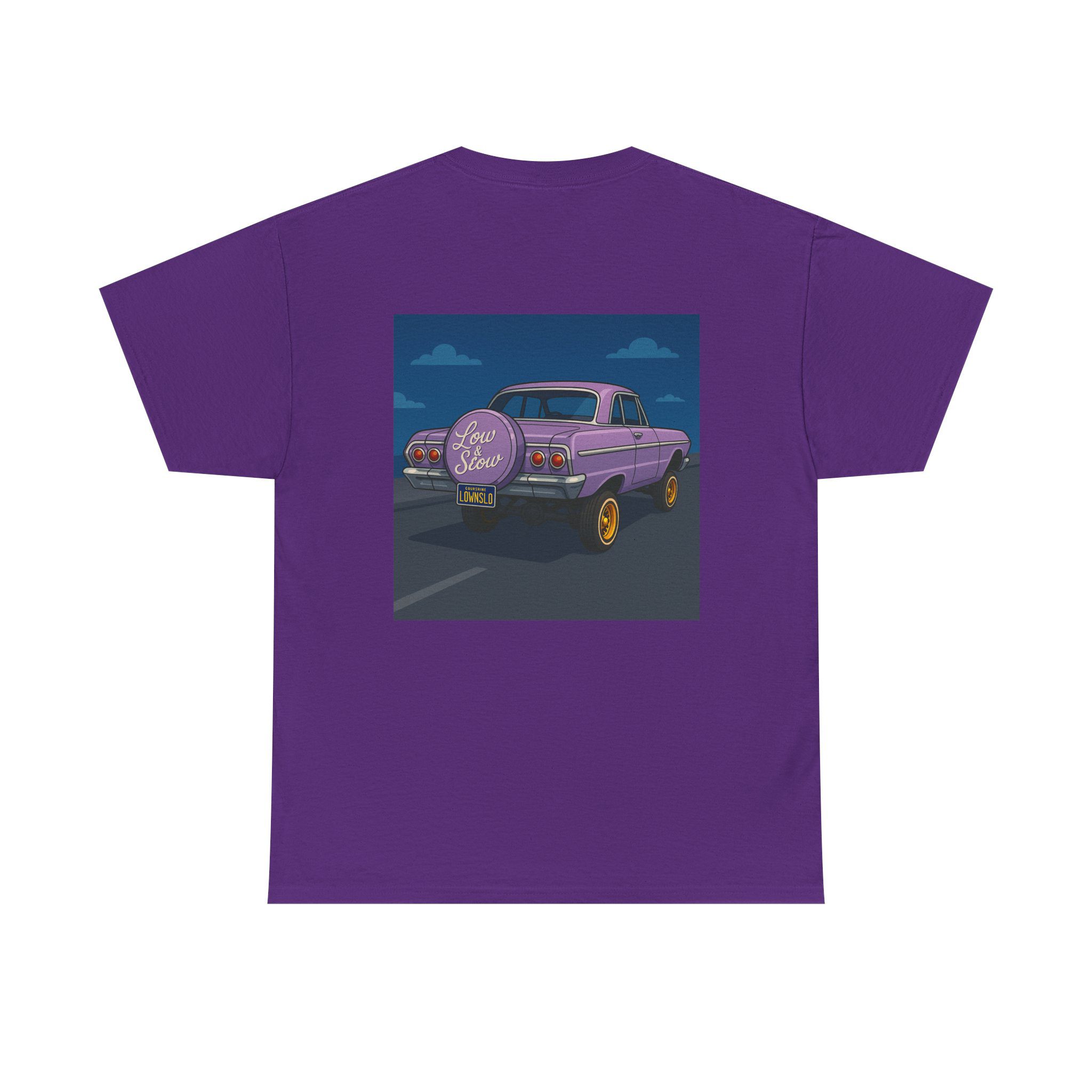 ACHLOWRIDER1 - 2 Sided Graphic Tee | Unisex Heavy Cotton Tee for Lowrider Lovers, Gifts, Retro Old School Vibes, Summer Wear, Casual Car Show Fashion - Image 29