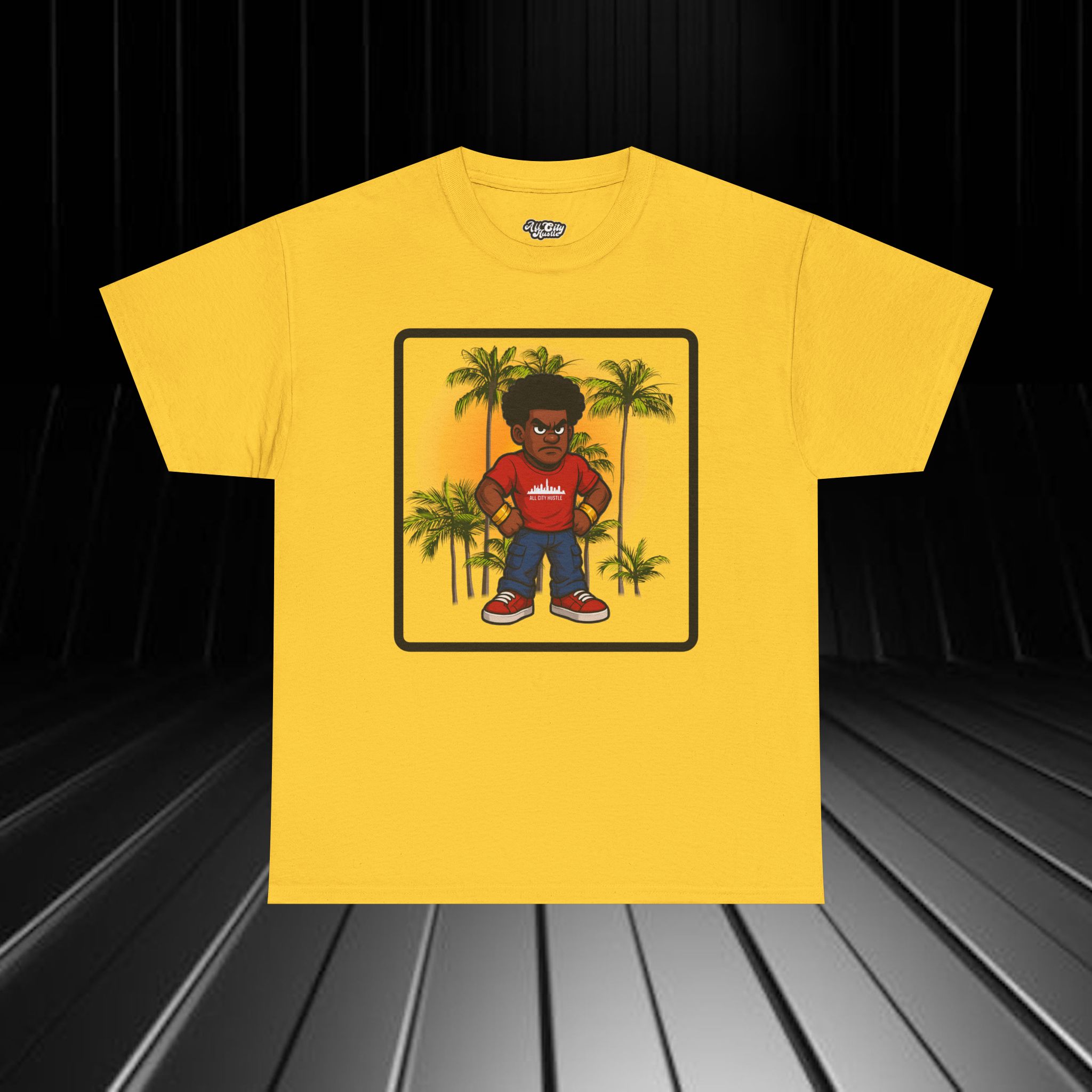 Copy of GANGSTER20 City Hood Inspired Unisex Heavy Cotton Tee, Graphic Tee for Comic Lovers, Casual Wear, Birthday Gift, Gift for Friends - Image 14