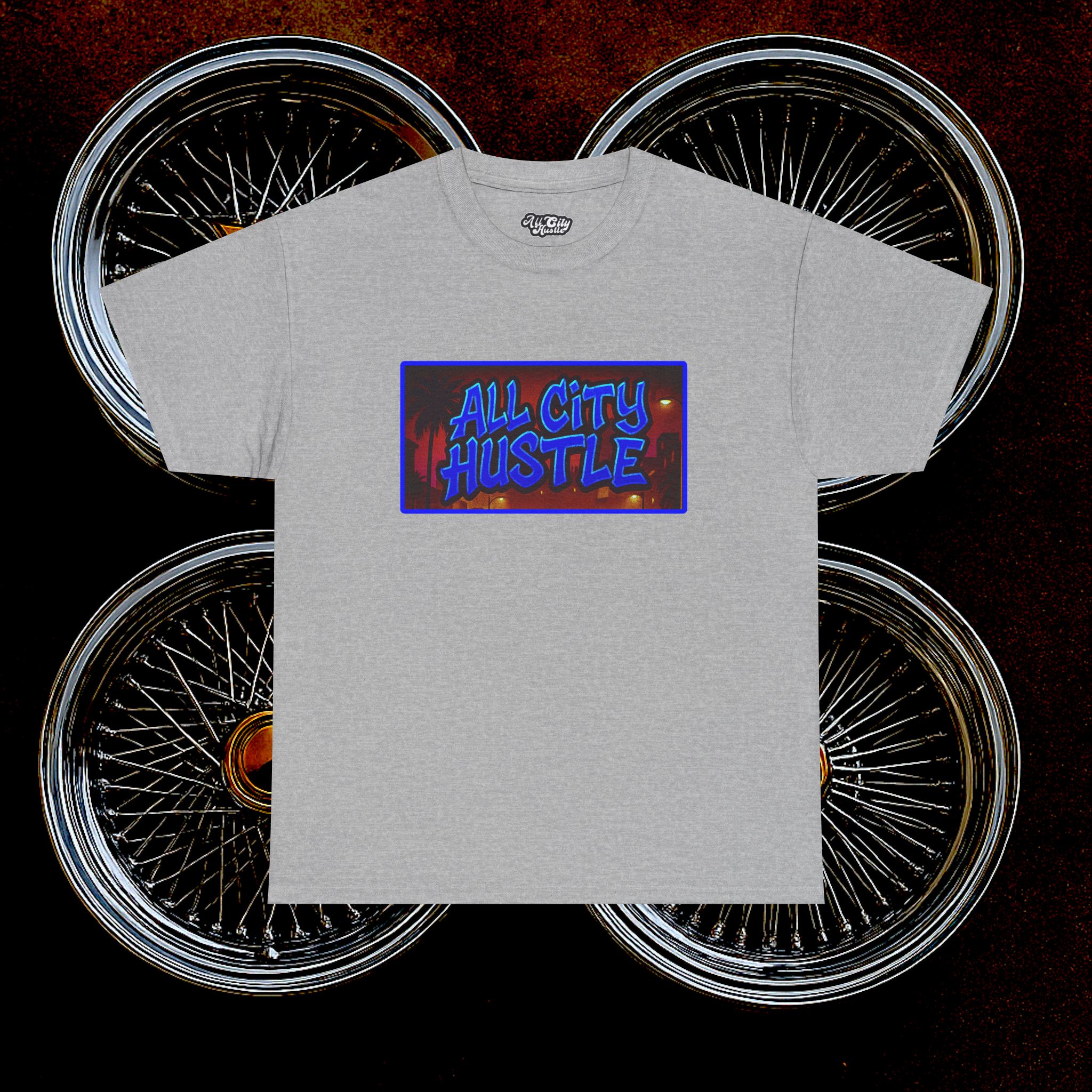 ACHLOWRIDER40 - 2 Sided Graphic Tee | Unisex Heavy Cotton Tee for Lowrider Lovers, Gifts, Retro Old School Vibes, Summer Wear, Casual Car Show Fashion - Image 34