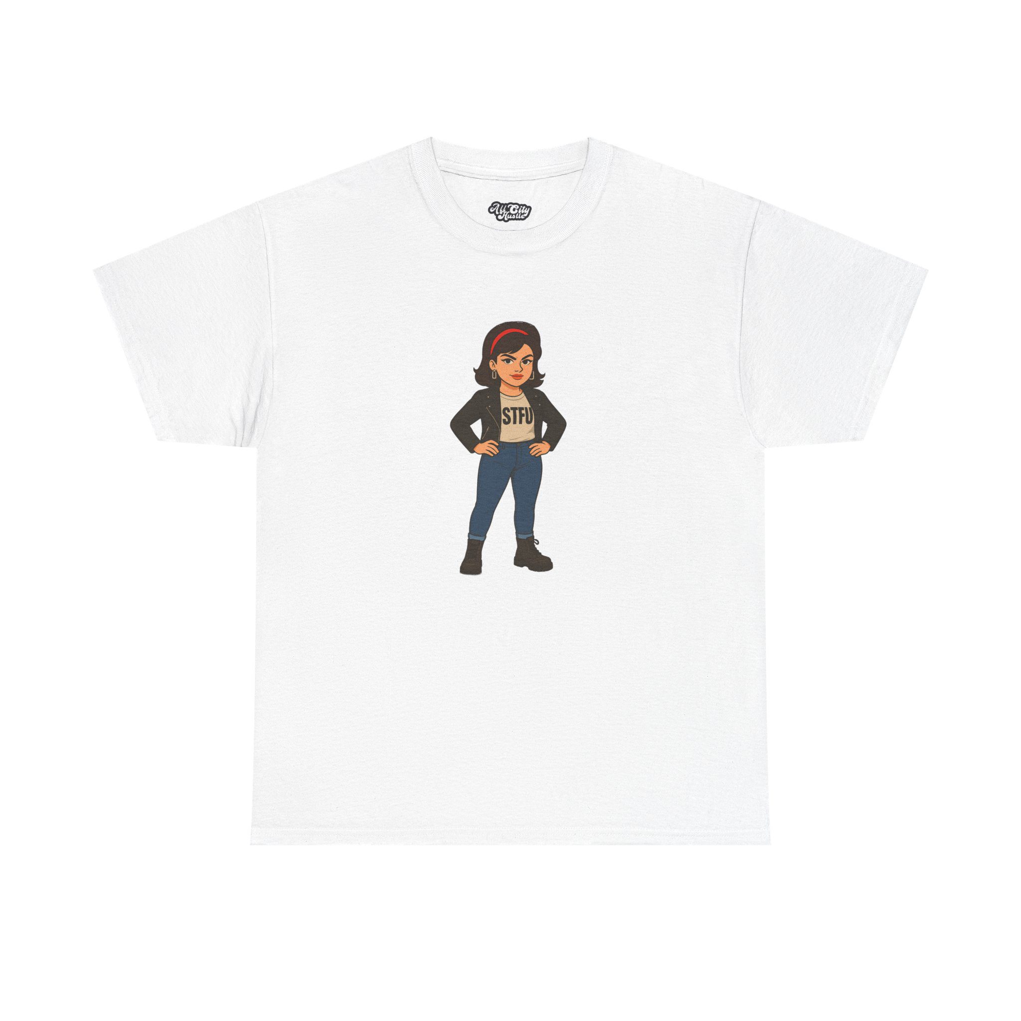 STFU1 Cool Cartoon Character Tee for Effortless Style, Gift for Friends, Everyday Wear, Casual Look, Unique Graphic Shirt - Image 11