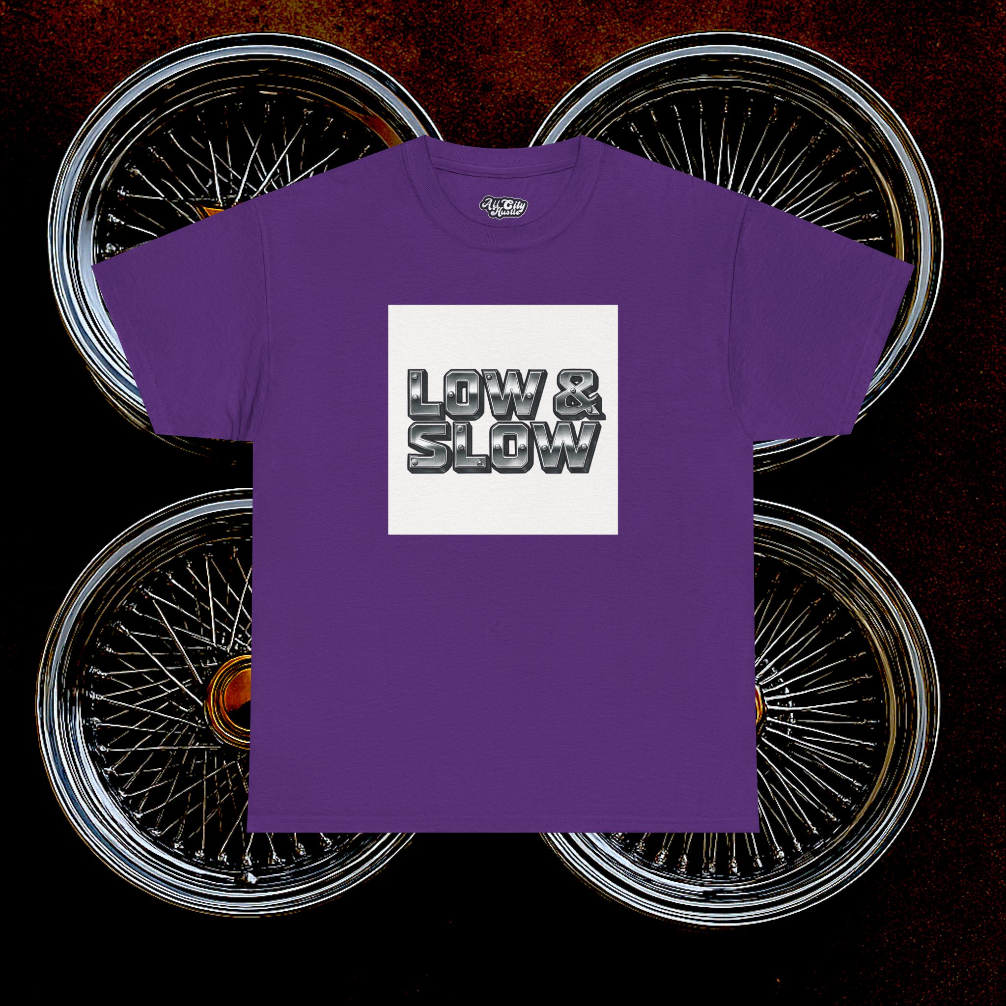 ACHLOWRIDER12 - 2 Sided Graphic Tee | Unisex Heavy Cotton Tee for Lowrider Lovers, Gifts, Retro Old School Vibes, Summer Wear, Casual Car Show Fashion - Image 7