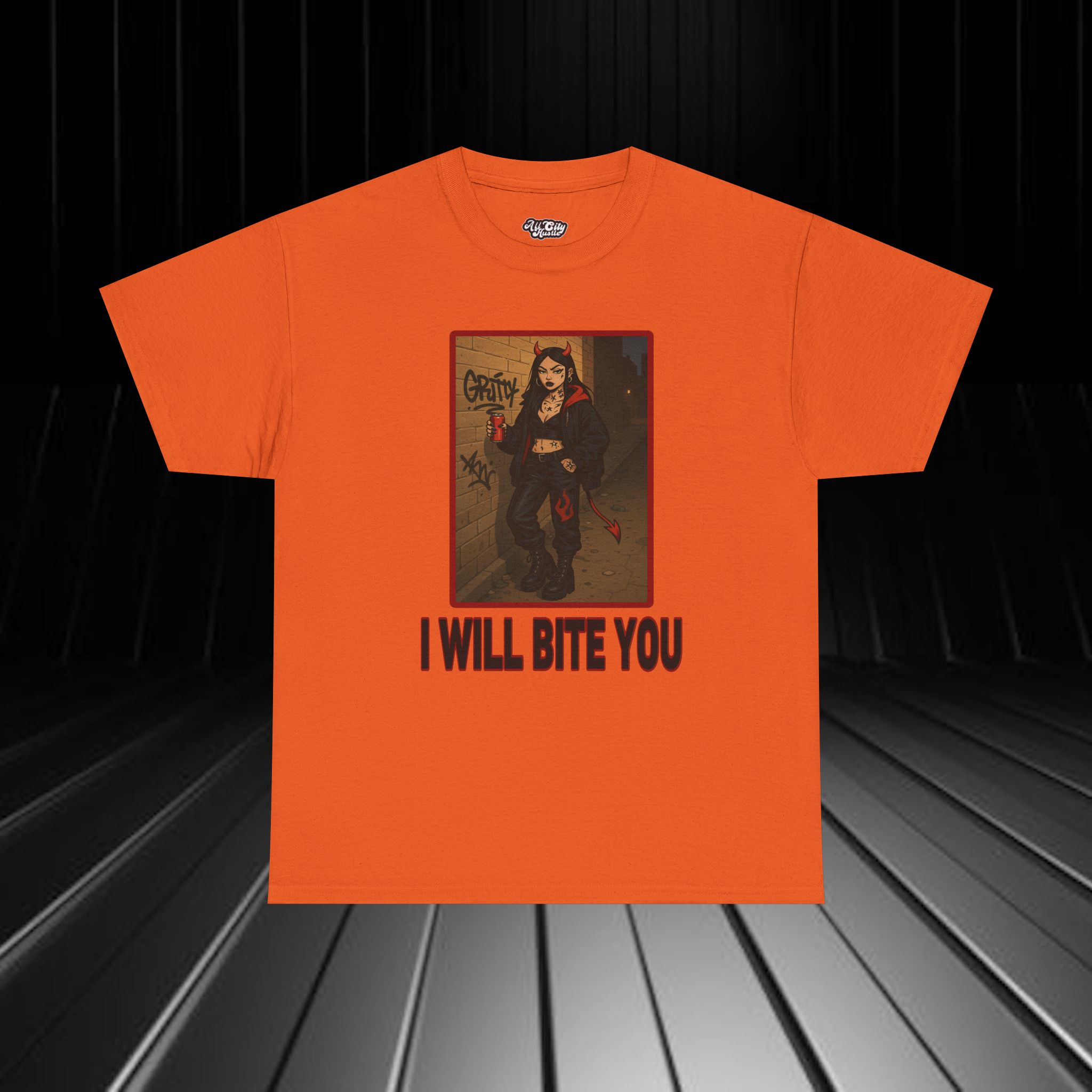 DARK23 Evil Cute Graphic Tee, Unisex Cotton Tee, Trendy T-Shirt, Casual Wear, Gift for Anyone, Dark Apparel - Image 6