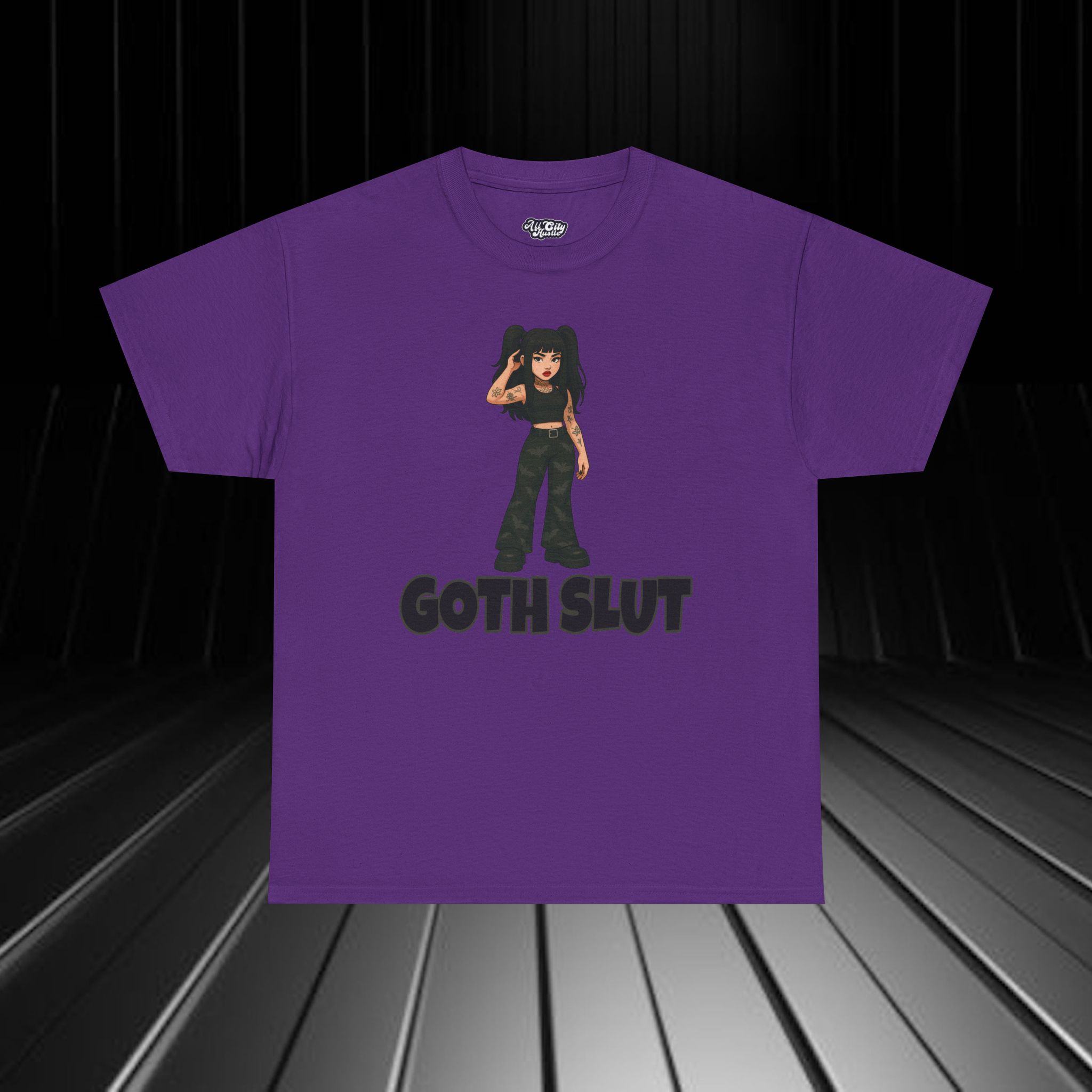 DARK11 Evil Cute Graphic Tee, Unisex Cotton Tee, Trendy T-Shirt, Casual Wear, Gift for Her, Dark Apparel - Image 3