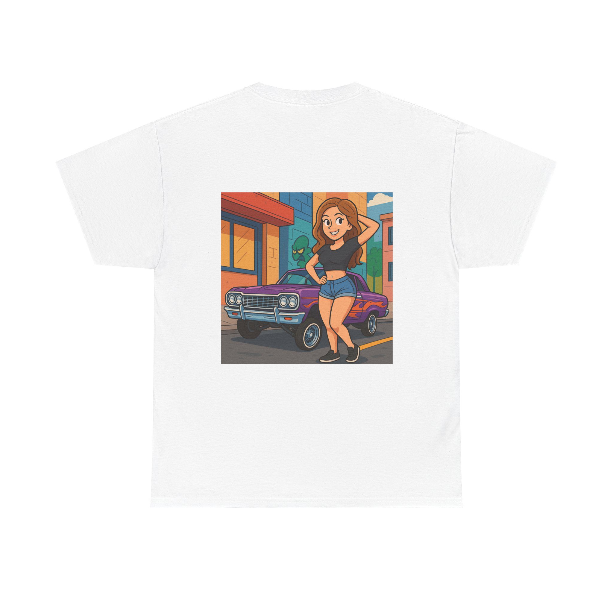 ACHLOWRIDER10 - 2 Sided Graphic Tee | Unisex Heavy Cotton Tee for Lowrider Lovers, Gifts, Retro Old School Vibes, Summer Wear, Casual Car Show Fashion - Image 26