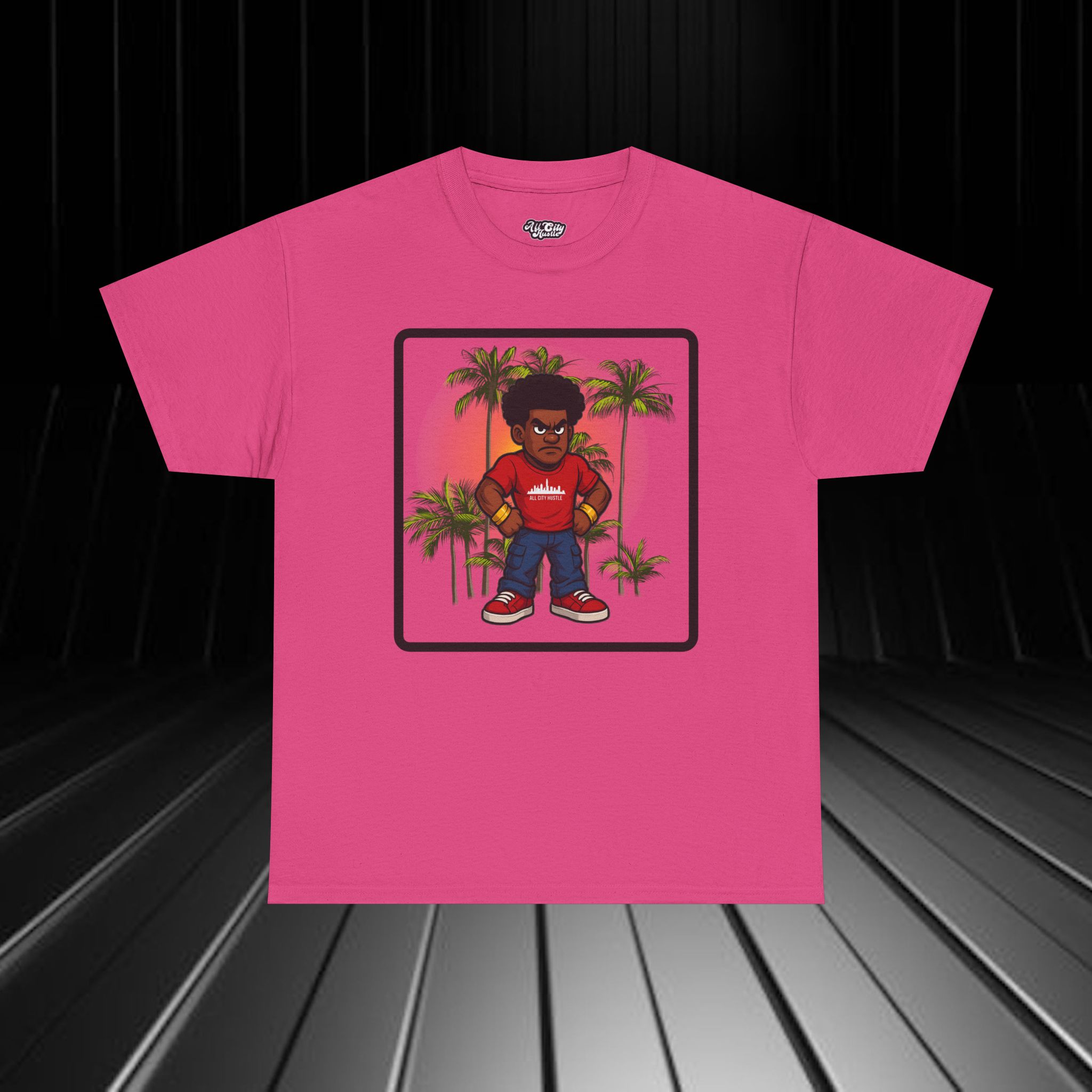 Copy of GANGSTER20 City Hood Inspired Unisex Heavy Cotton Tee, Graphic Tee for Comic Lovers, Casual Wear, Birthday Gift, Gift for Friends - Image 9