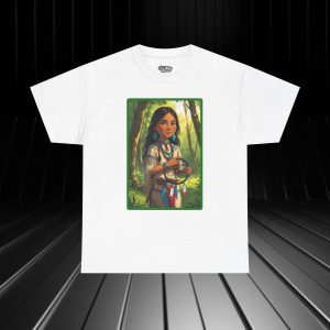 NATIVE2 Tribal Inspired Tee - Unisex Heavy Cotton Graphic T-Shirt, Casual Wear, Festival Apparel, Unique Gift, Outdoor Enthusiast, Native Culture